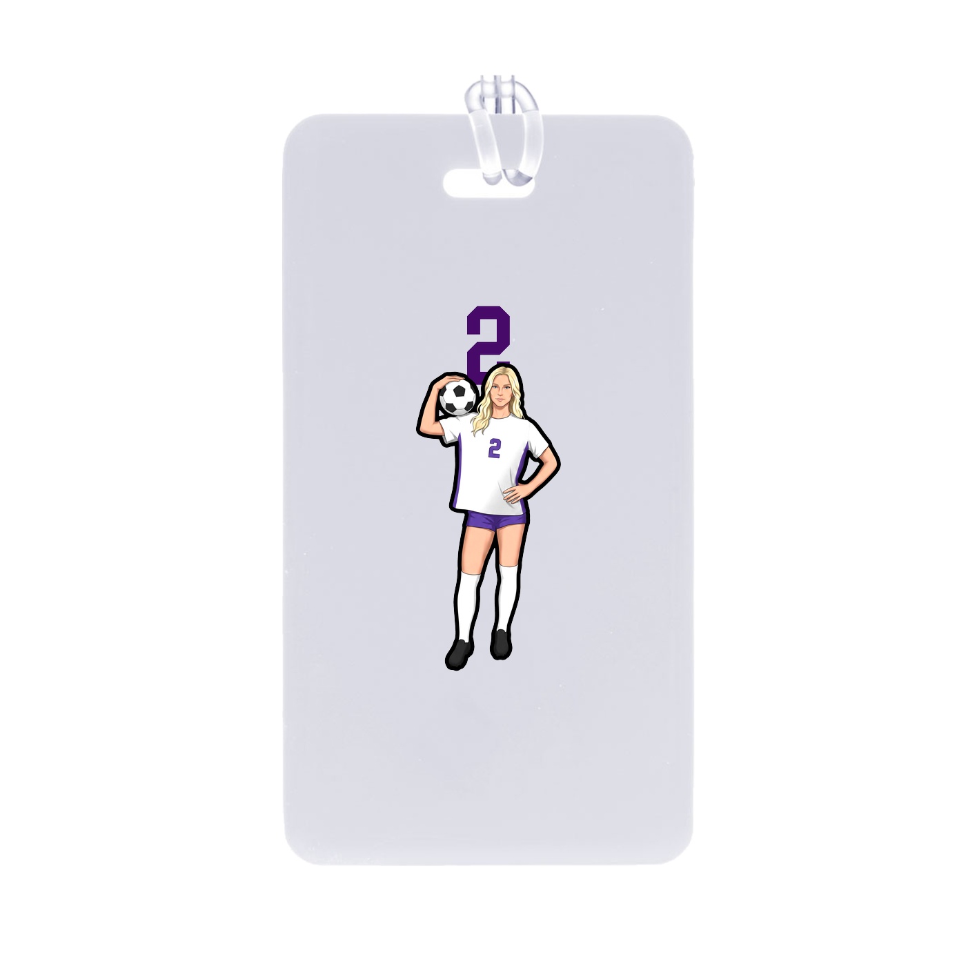 Bag Tag — Number Top in Classic