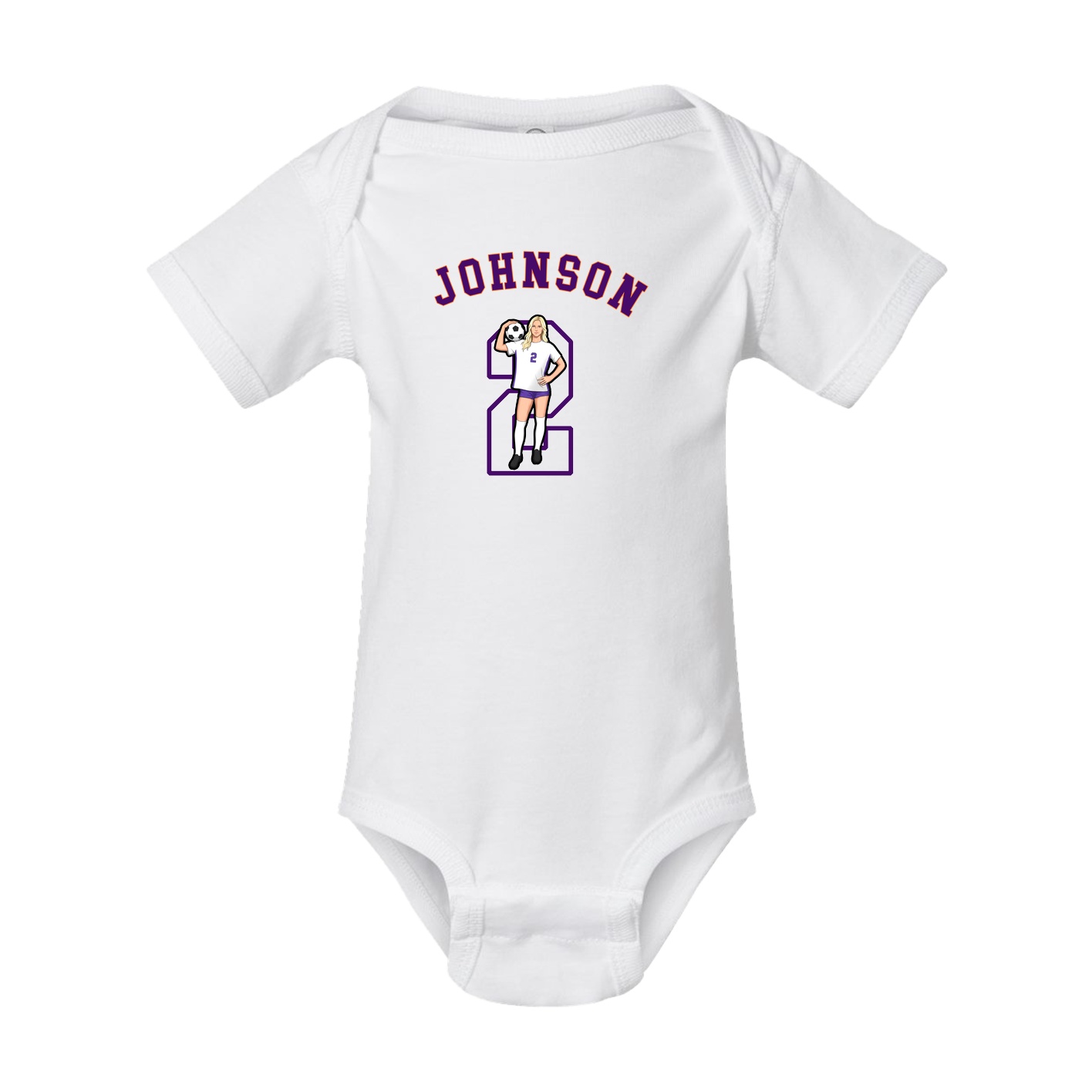 Baby Onesie — Shirsey Arch in White