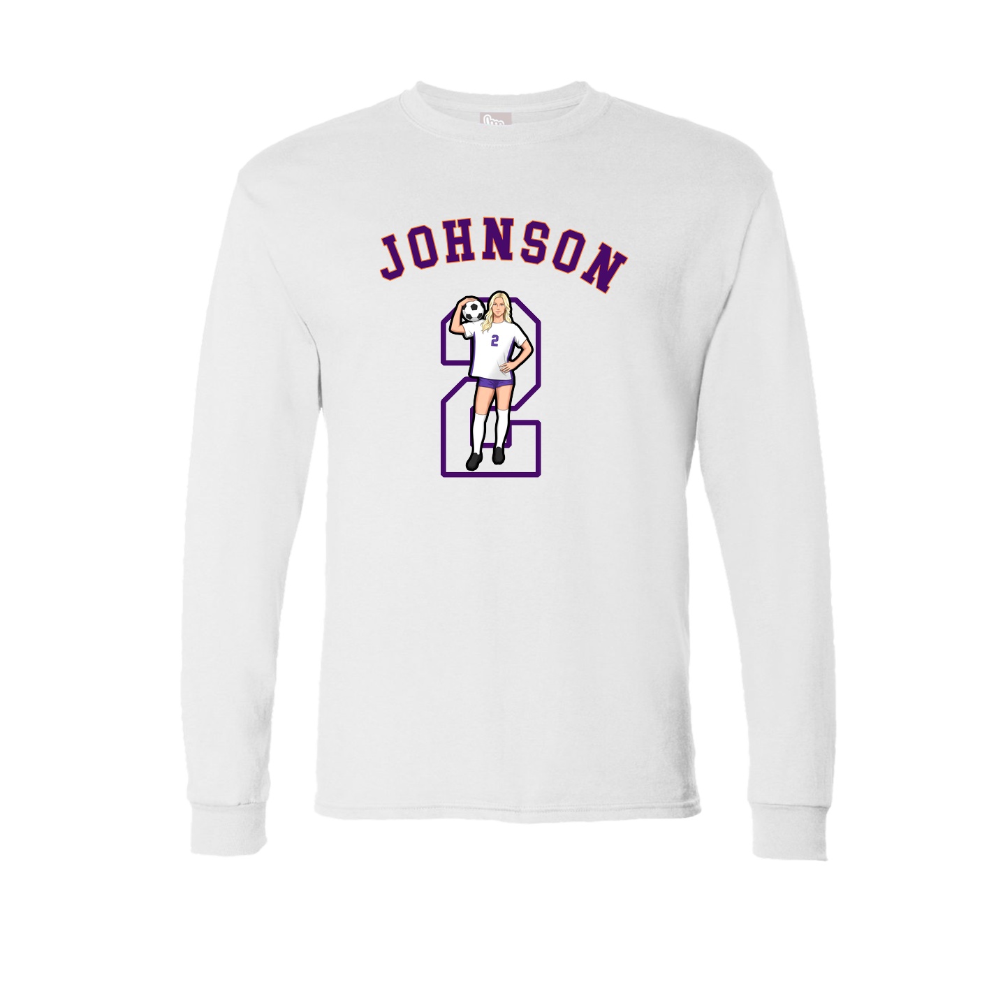 Long Sleeve Tee — Shirsey Arch in White