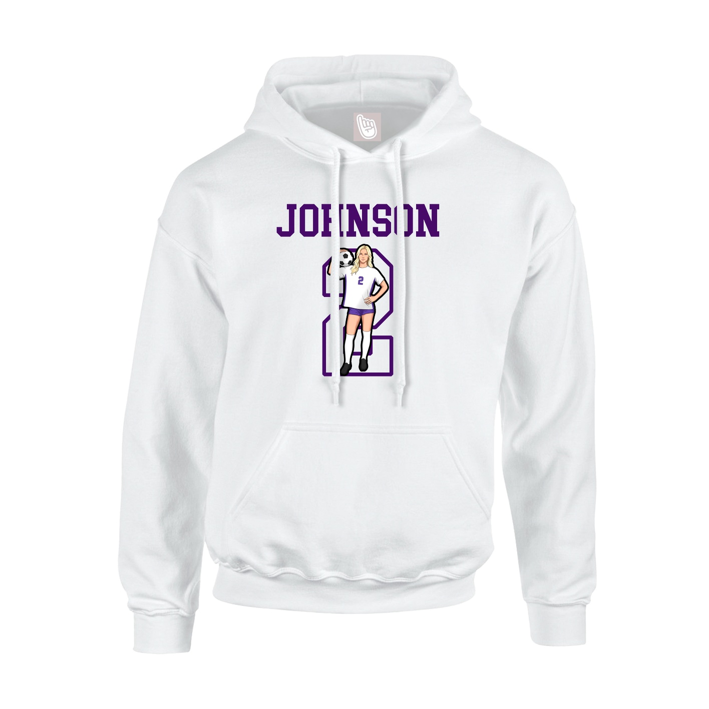 Youth Hoodie — Shirsey in White