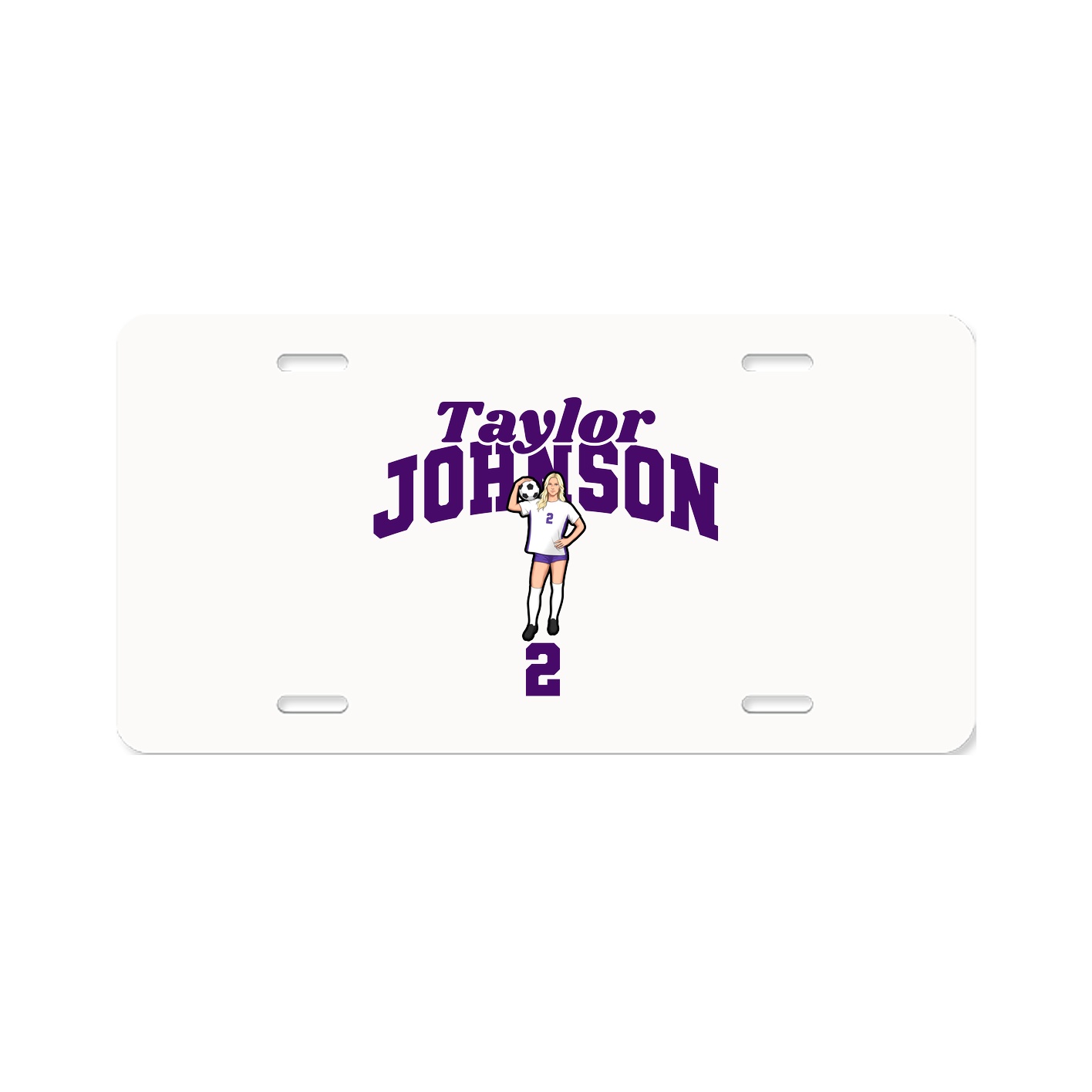 License Plate — Signature Arch in Classic