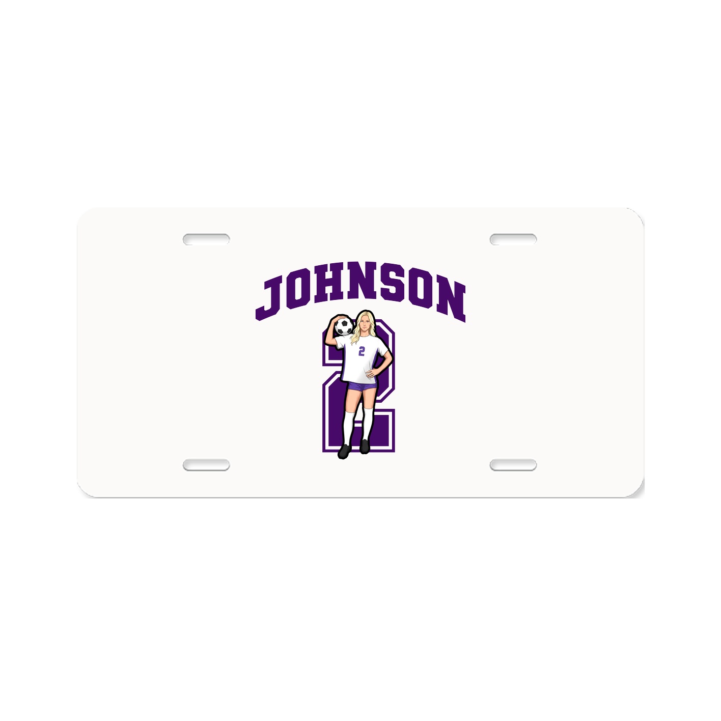 License Plate — Number in Classic