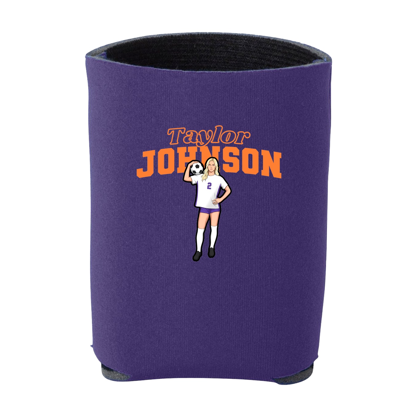 Can Holder — Name Arch in Purple