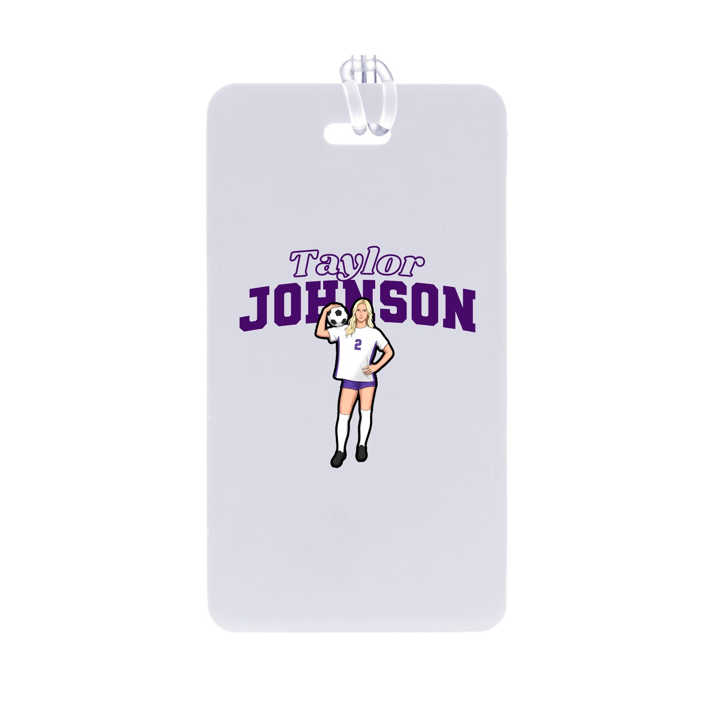 Bag Tag — Name Arch in Classic
