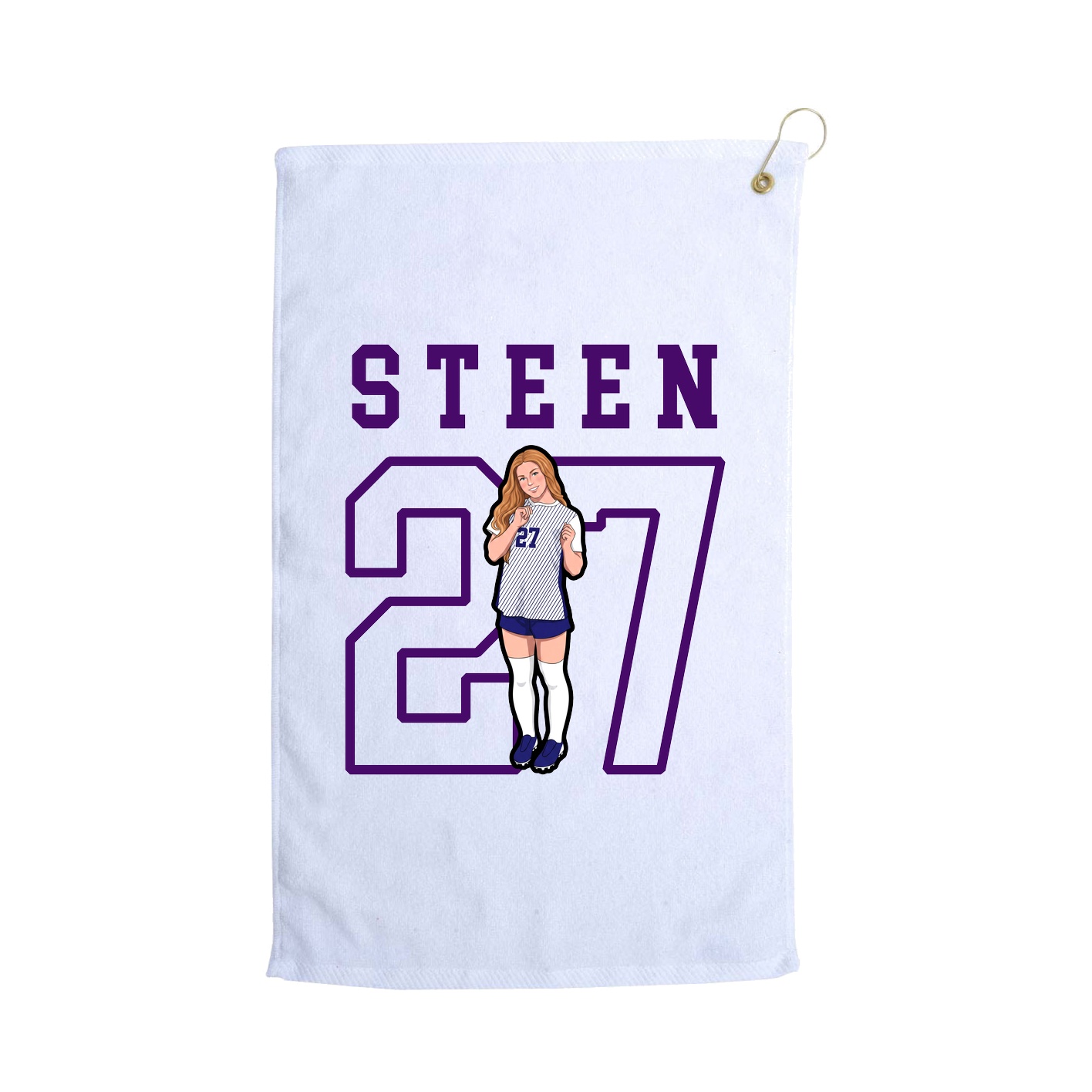 Golf Towel — Shirsey in White