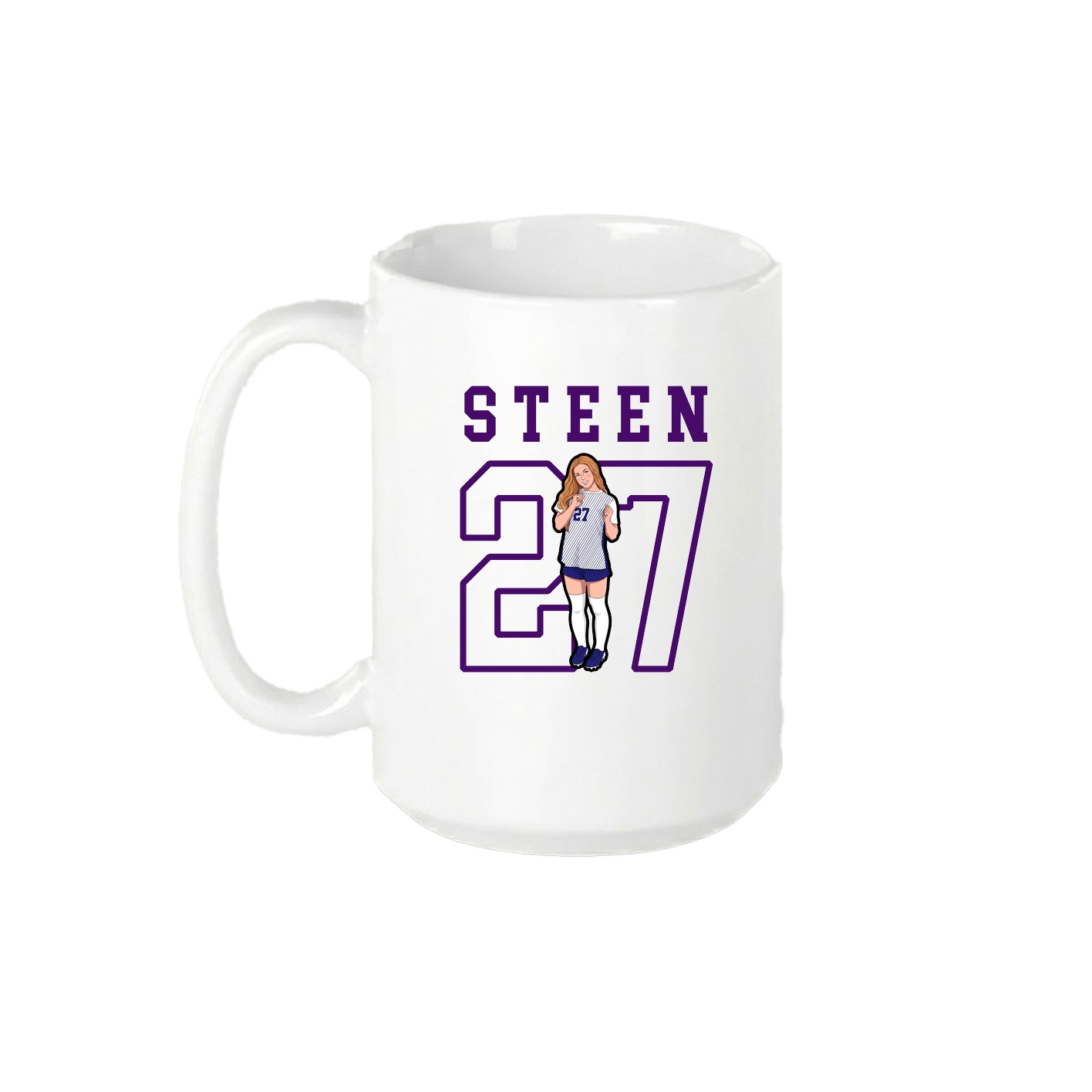 15oz Coffee Mug — Shirsey in White