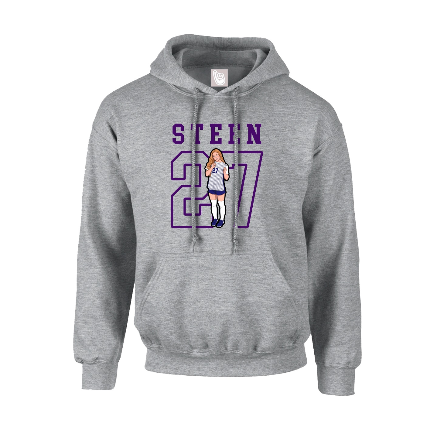 Hoodie — Shirsey in Grey