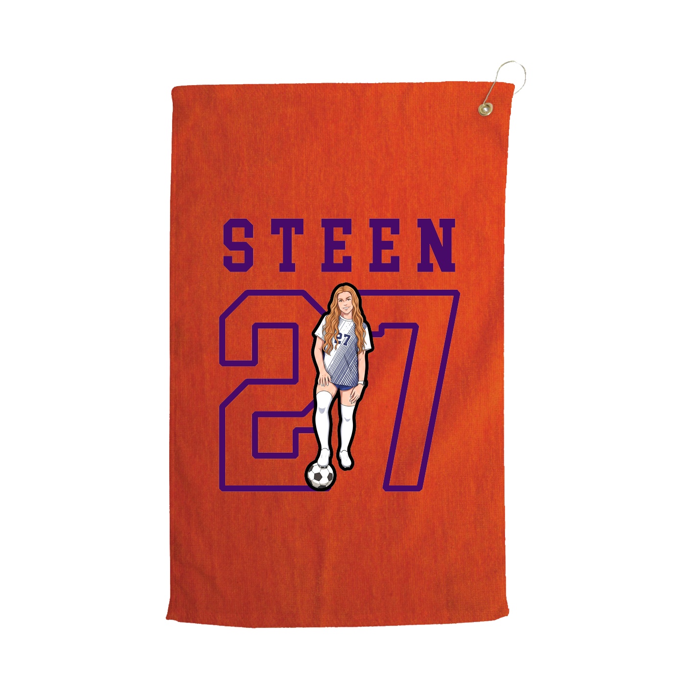 Golf Towel — Shirsey in Orange