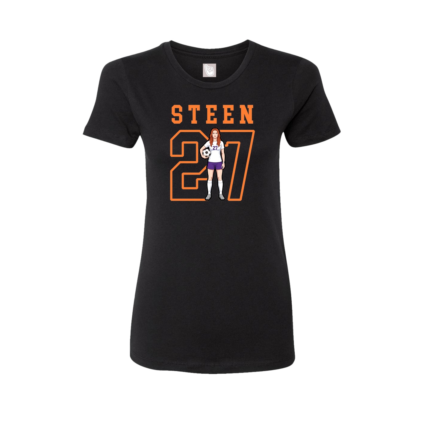 Fitted Women's Tee — Shirsey in Black