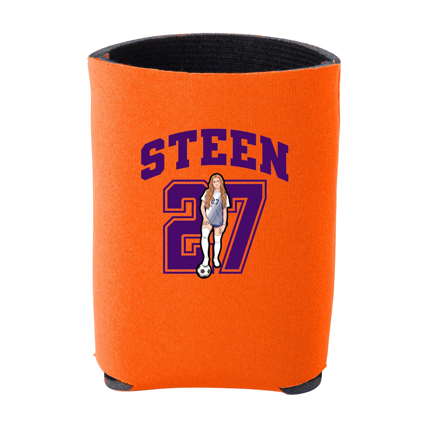 Can Holder — Number in Orange