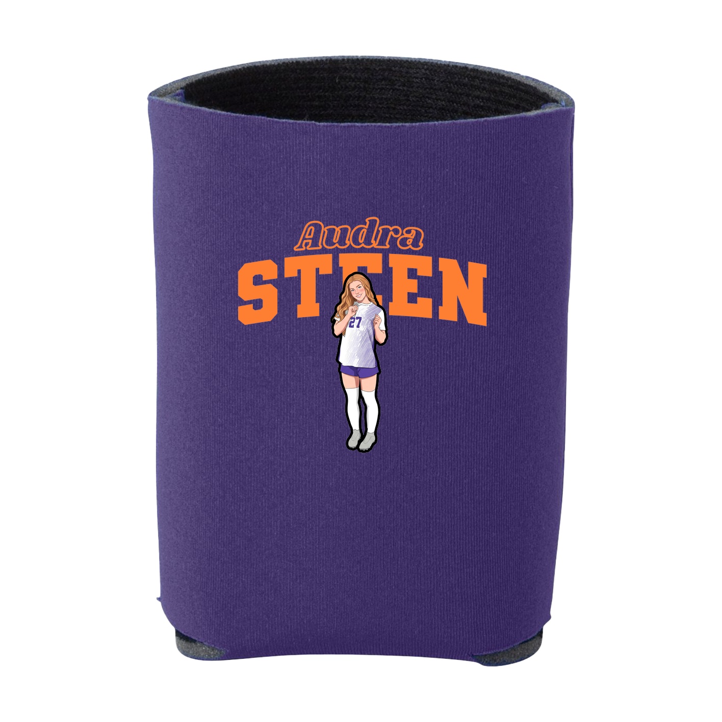 Can Holder — Name Arch in Purple