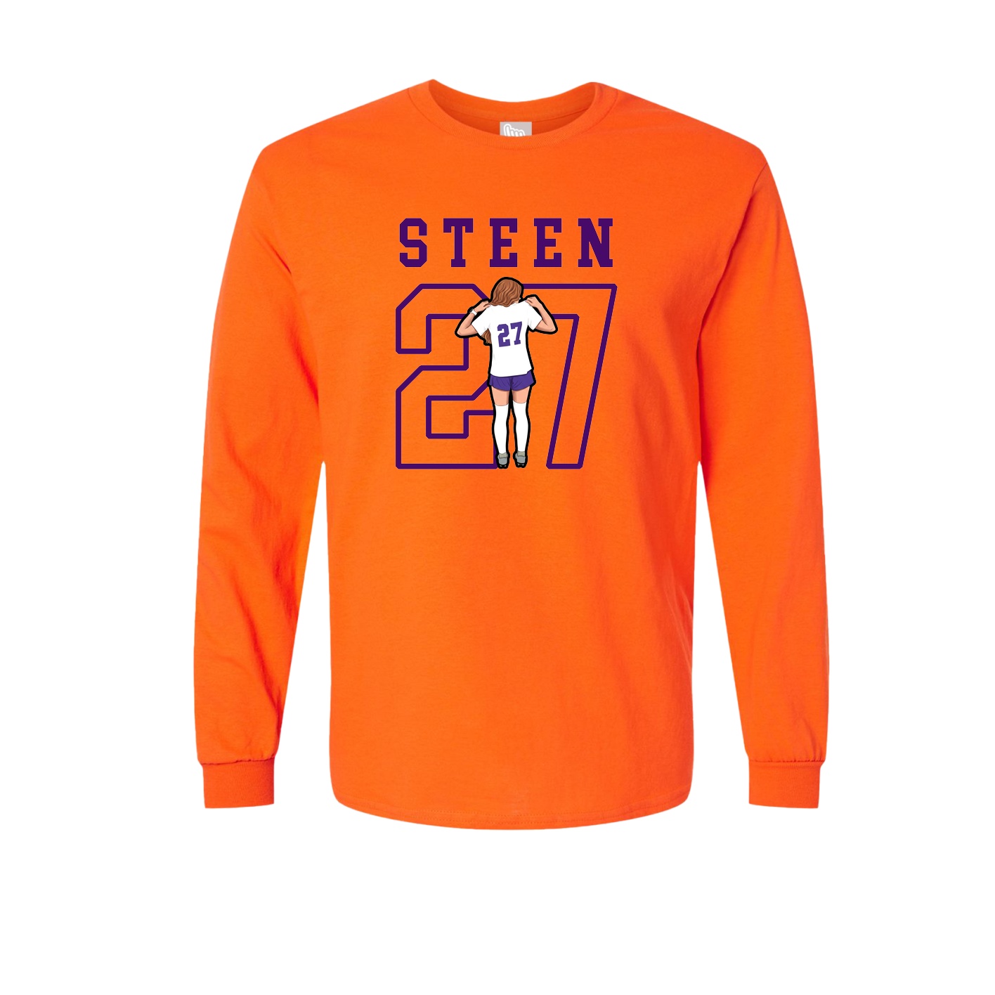 Long Sleeve Tee — Shirsey in Orange