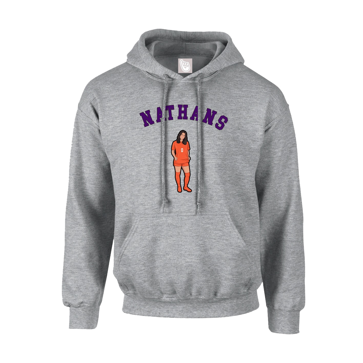 Youth Hoodie — Shirsey Arch in Grey