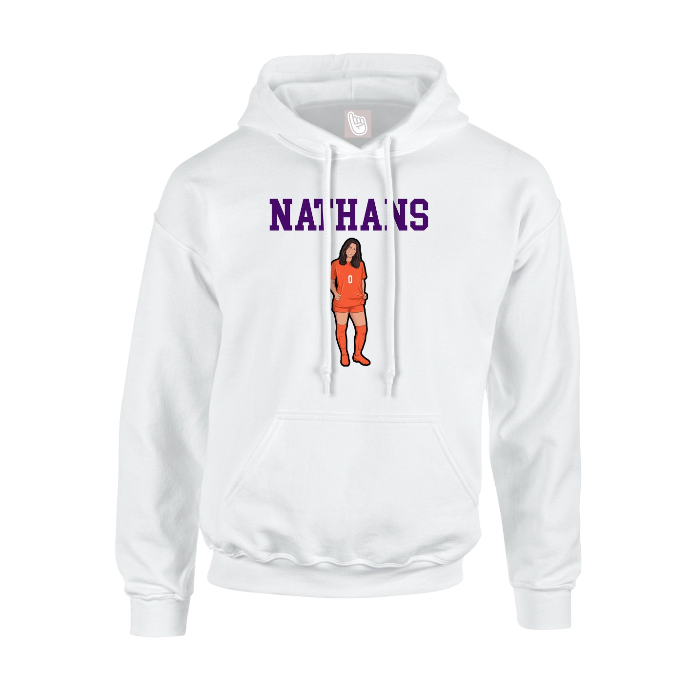 Hoodie — Shirsey in White