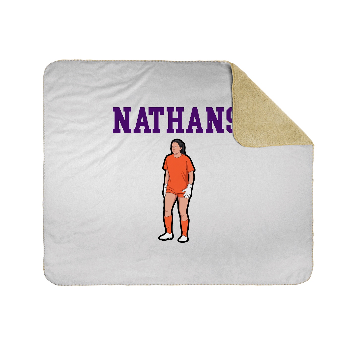 Throw Blanket — Shirsey in White