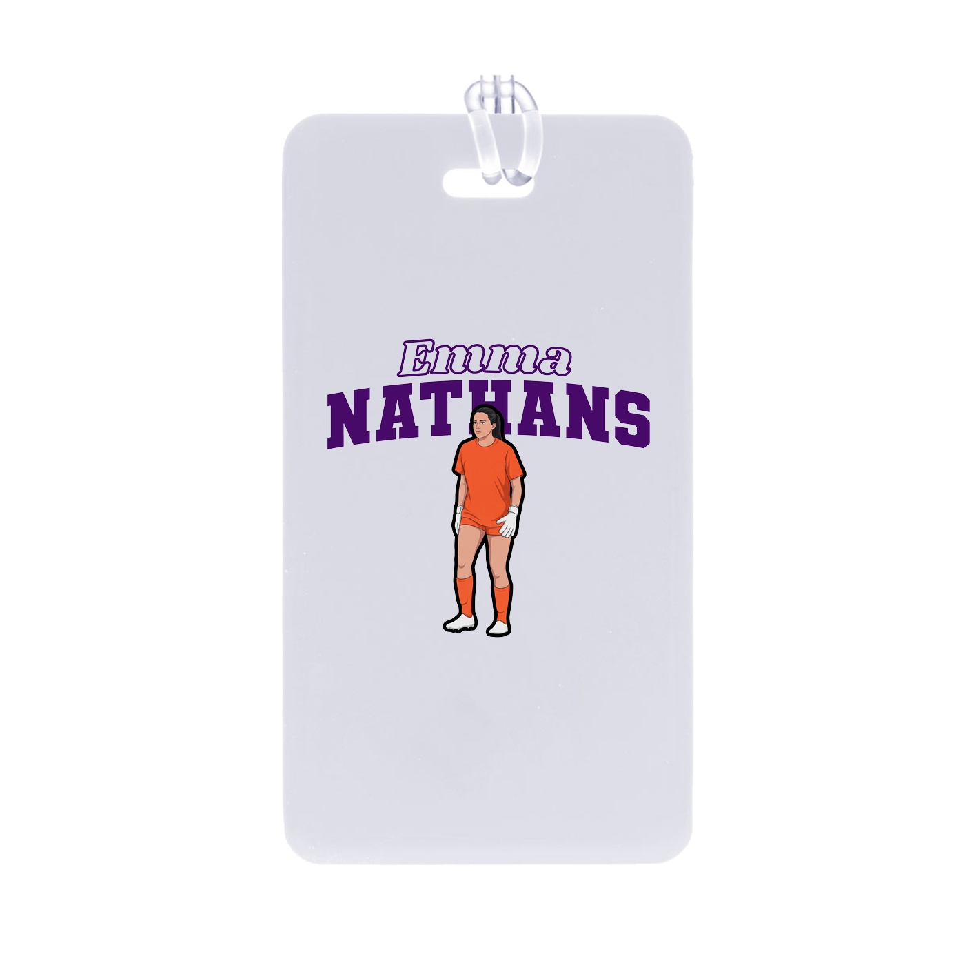 Bag Tag — Name Arch in Classic