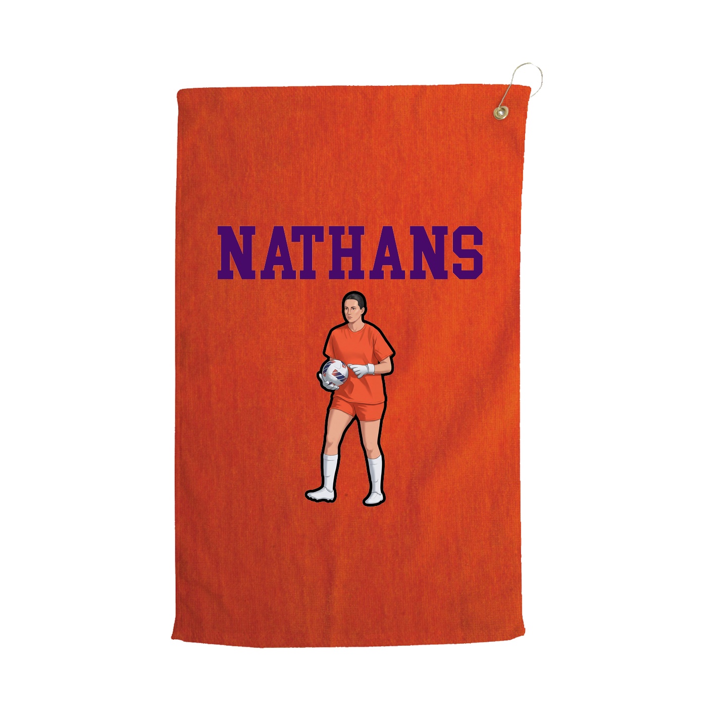 Golf Towel — Shirsey in Orange