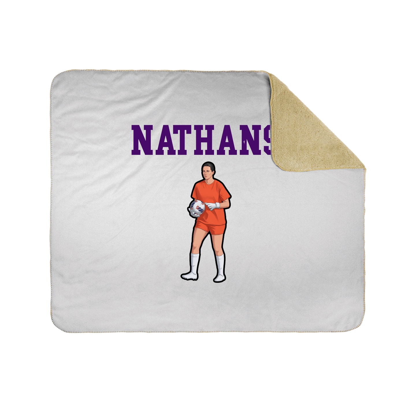 Throw Blanket — Shirsey in White