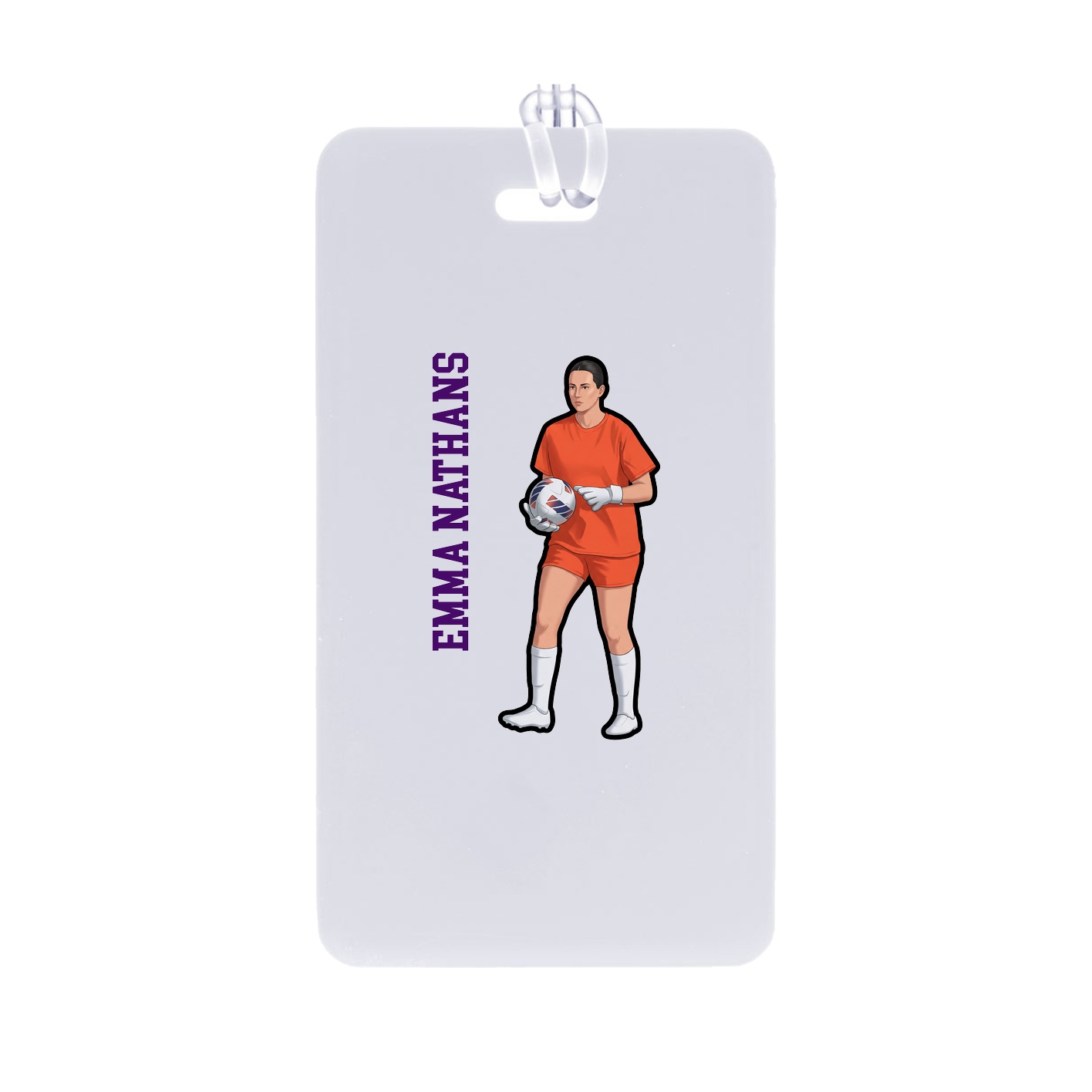 Bag Tag — Name Vertical in Classic