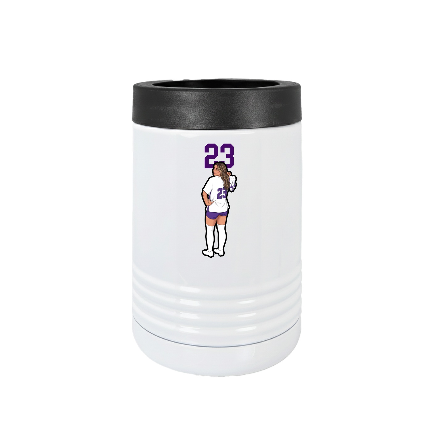 Beverage Holder — Number Top in White