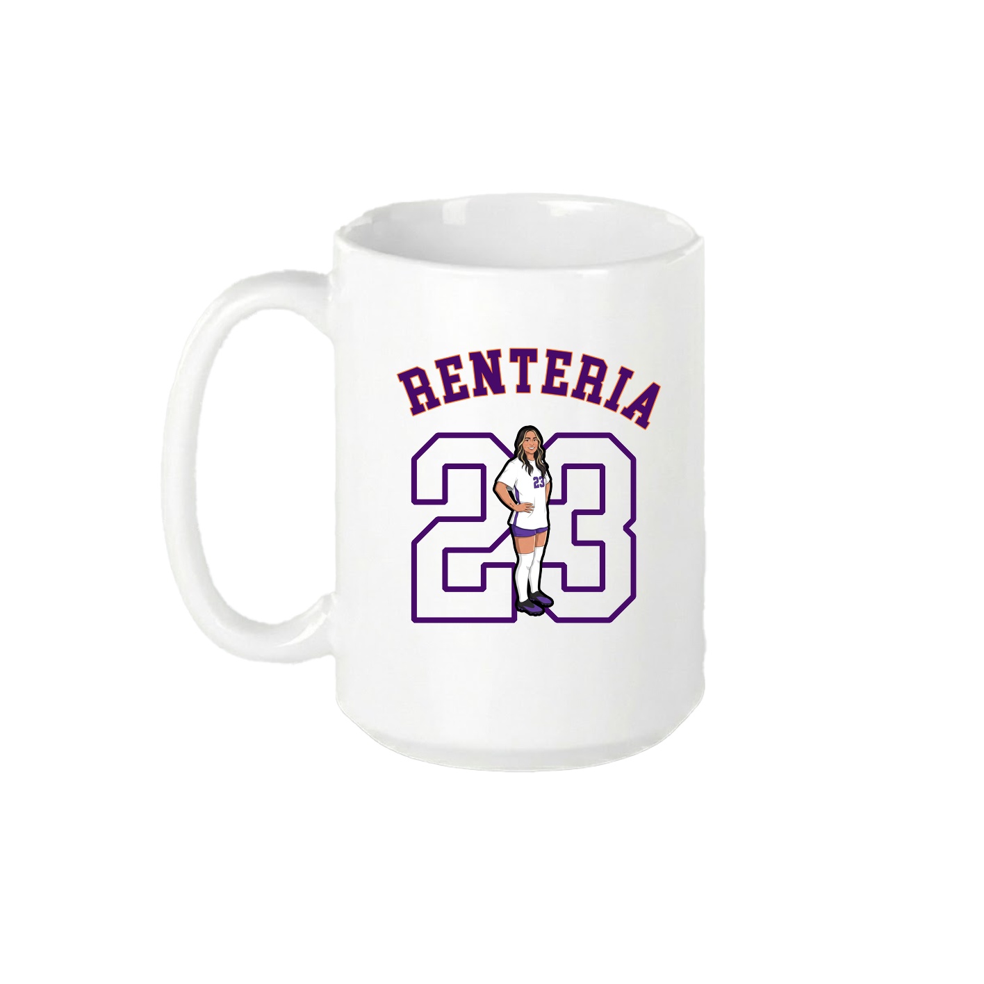 15oz Coffee Mug — Shirsey Arch in White