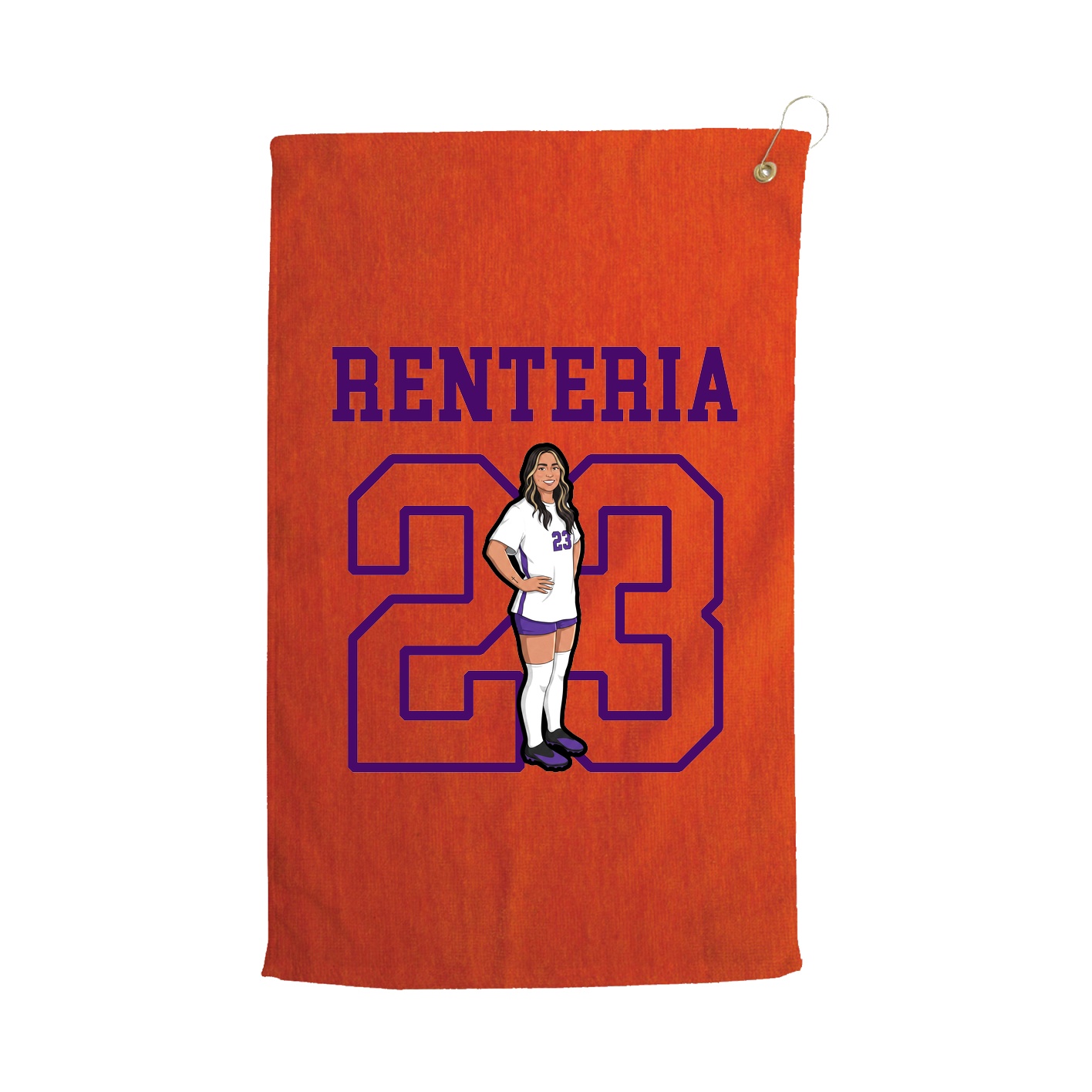 Golf Towel — Shirsey in Orange