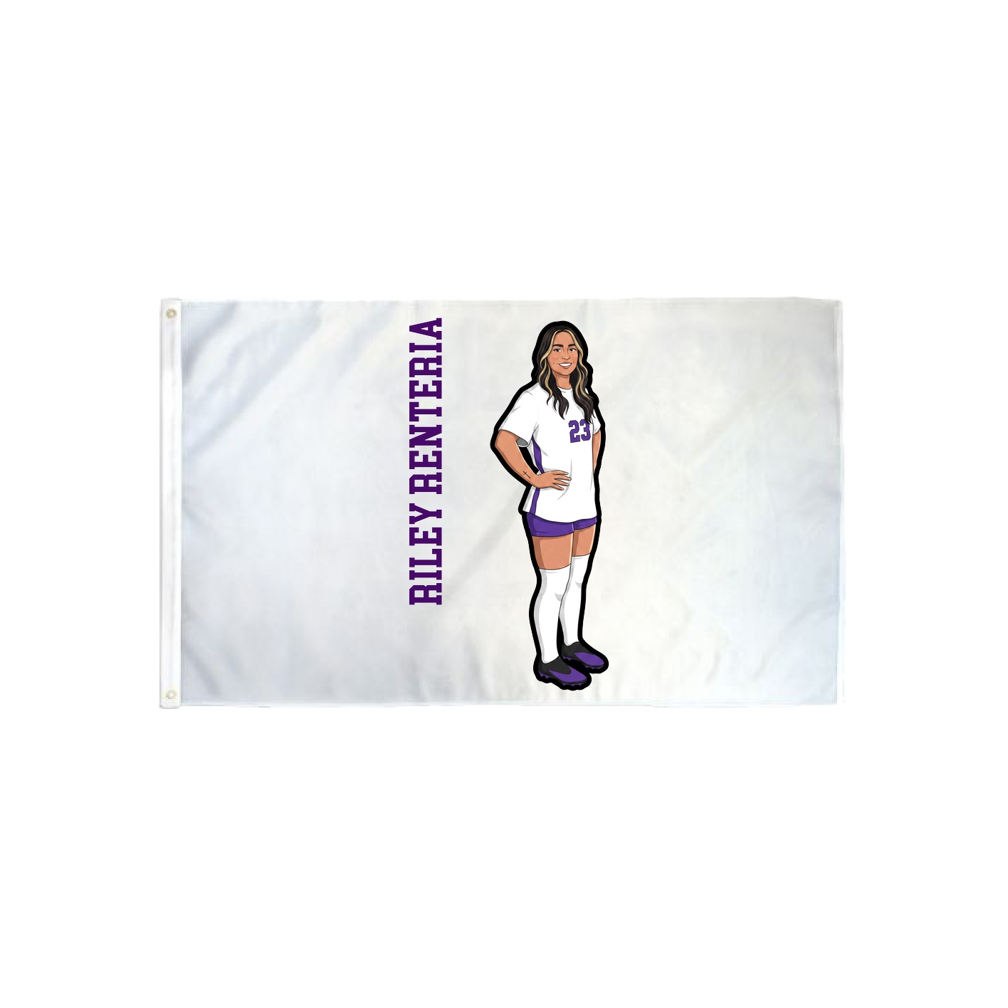 3x5 Flag — Name Vertical in Classic