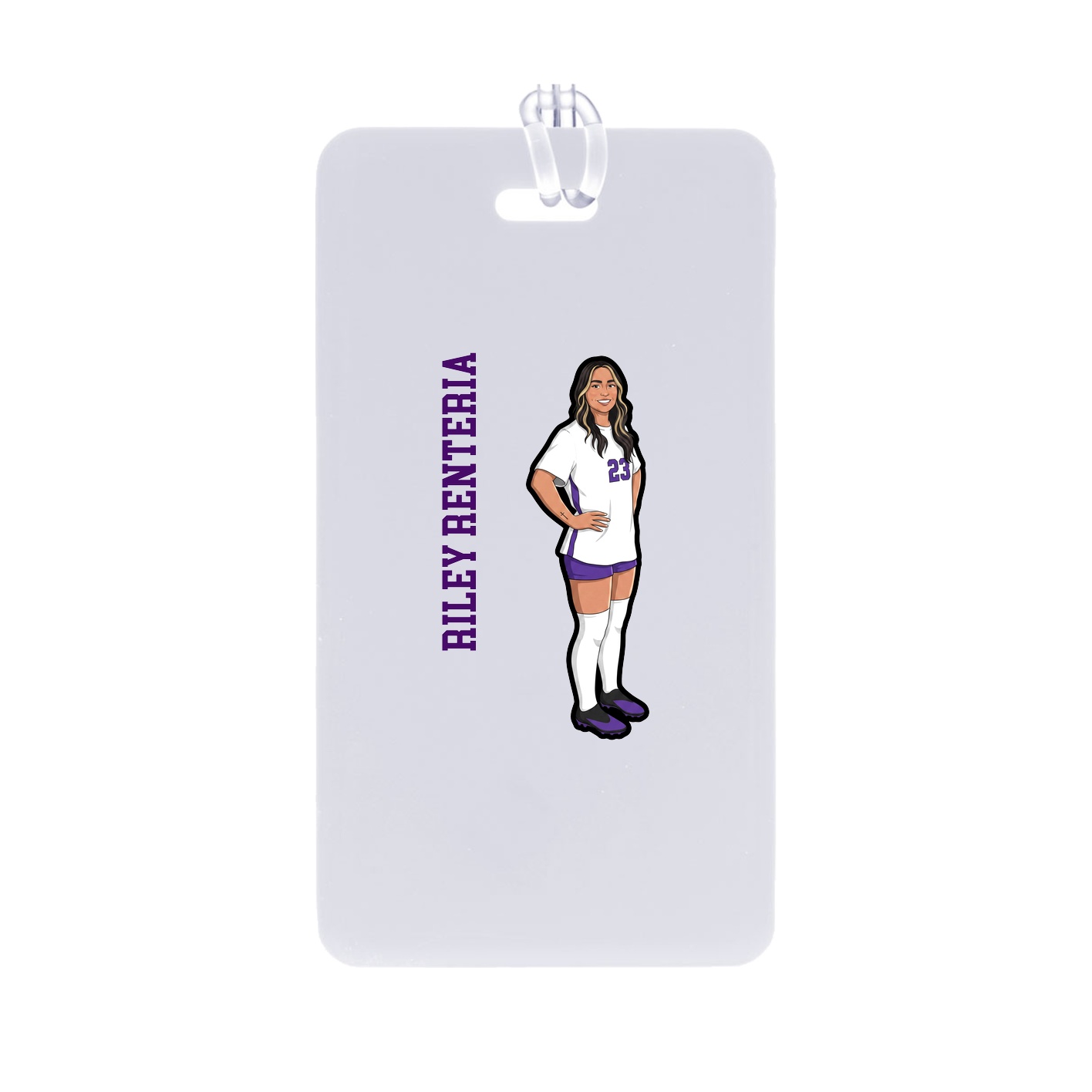 Bag Tag — Name Vertical in Classic