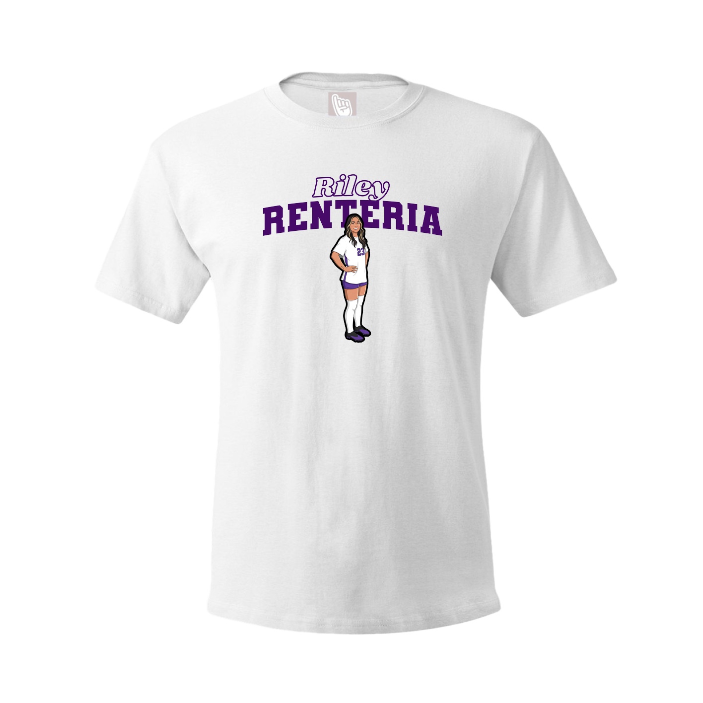 Tee — Name Arch in White