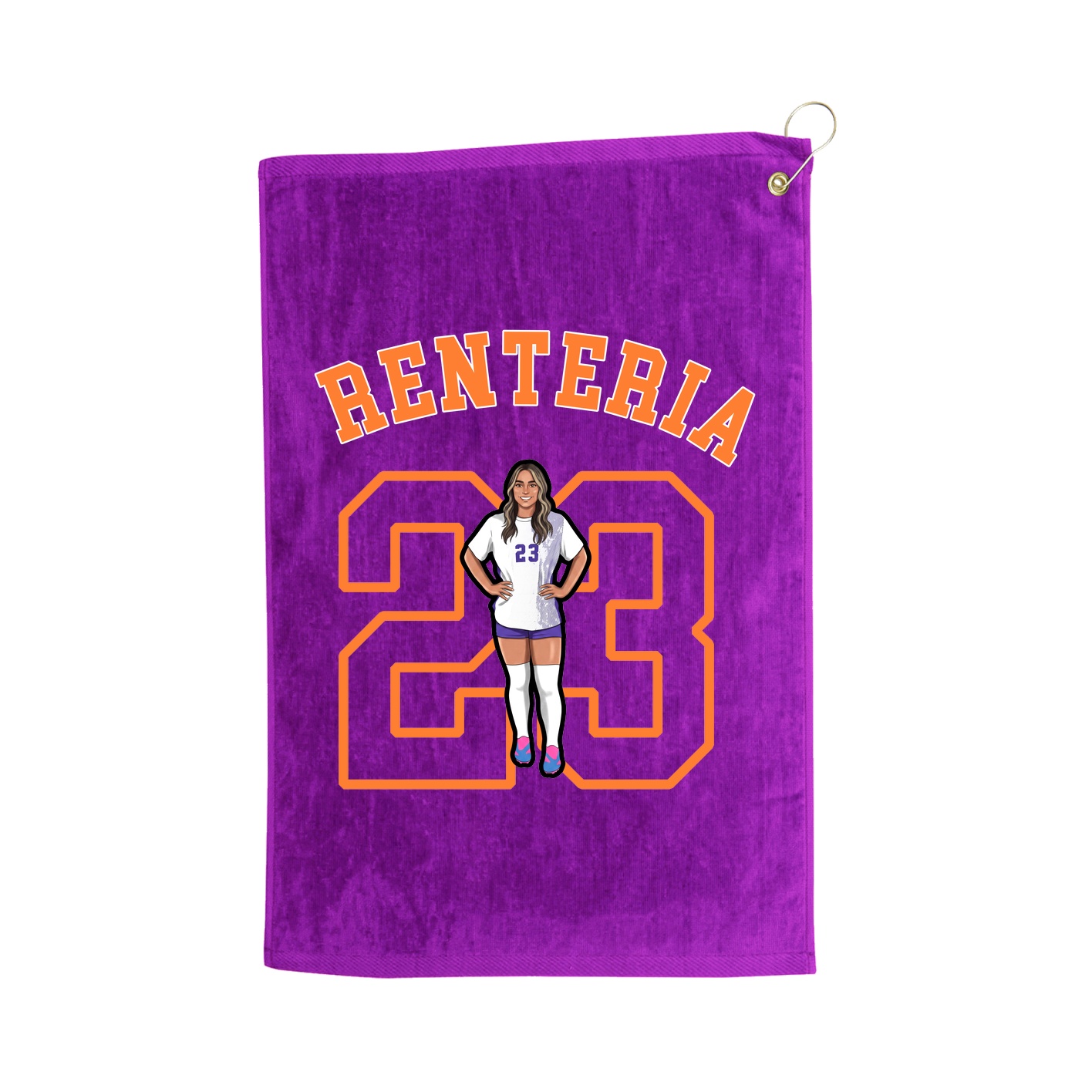 Golf Towel — Shirsey Arch in Purple