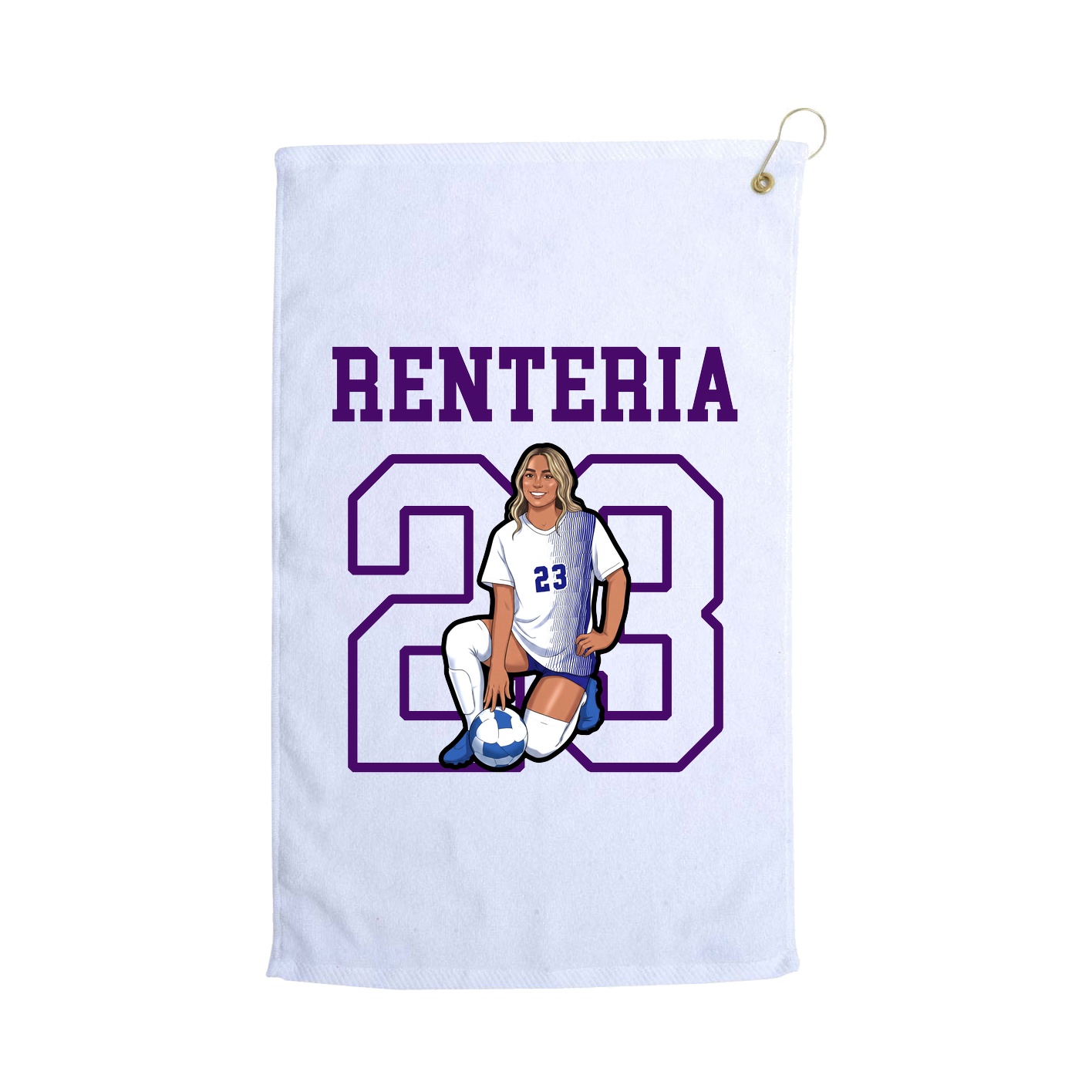 Golf Towel — Shirsey in White