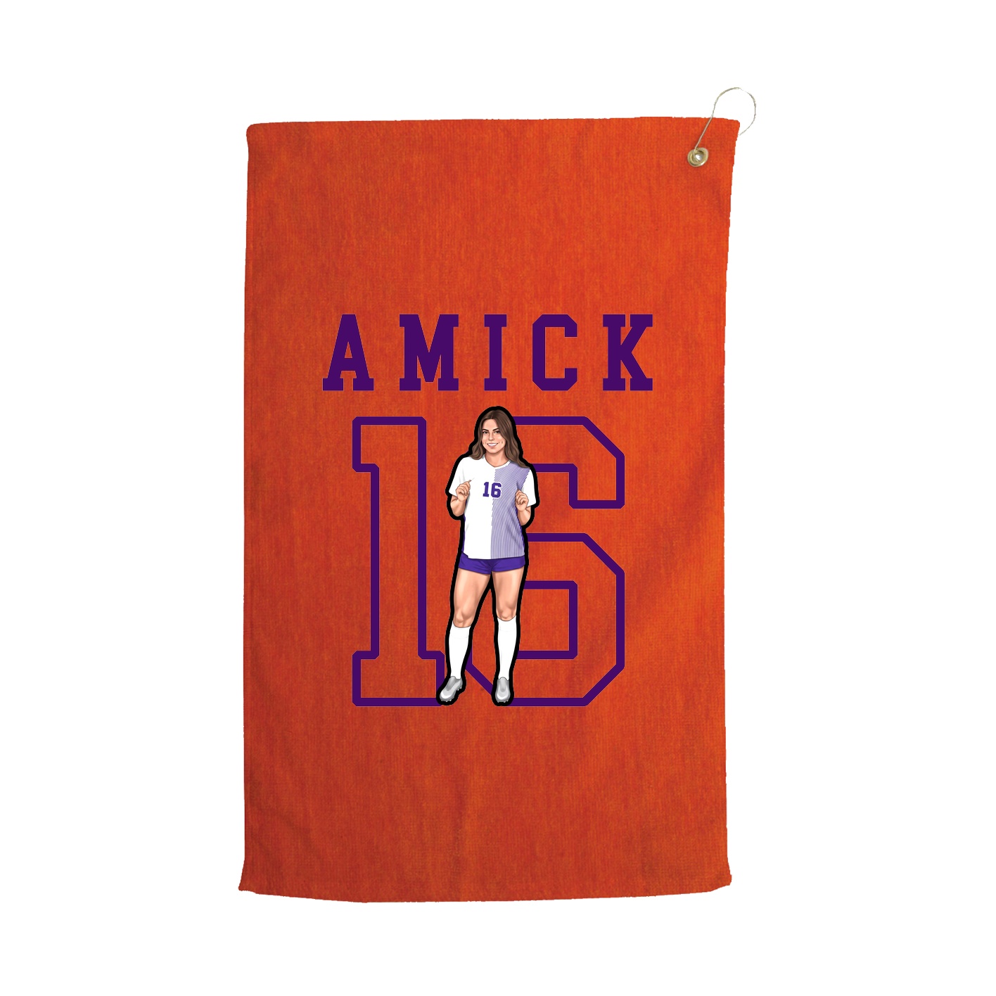 Golf Towel — Shirsey in Orange