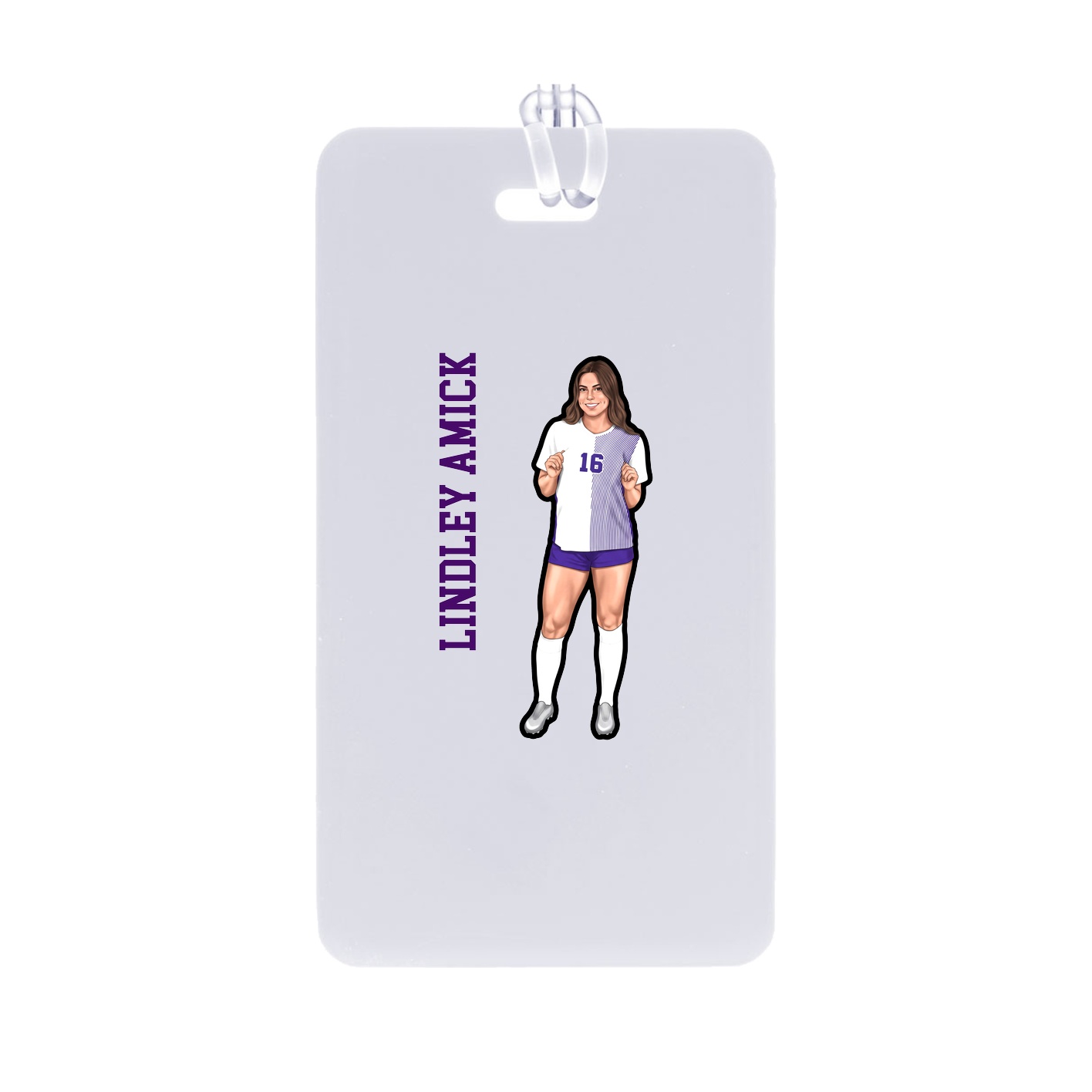 Bag Tag — Name Vertical in Classic