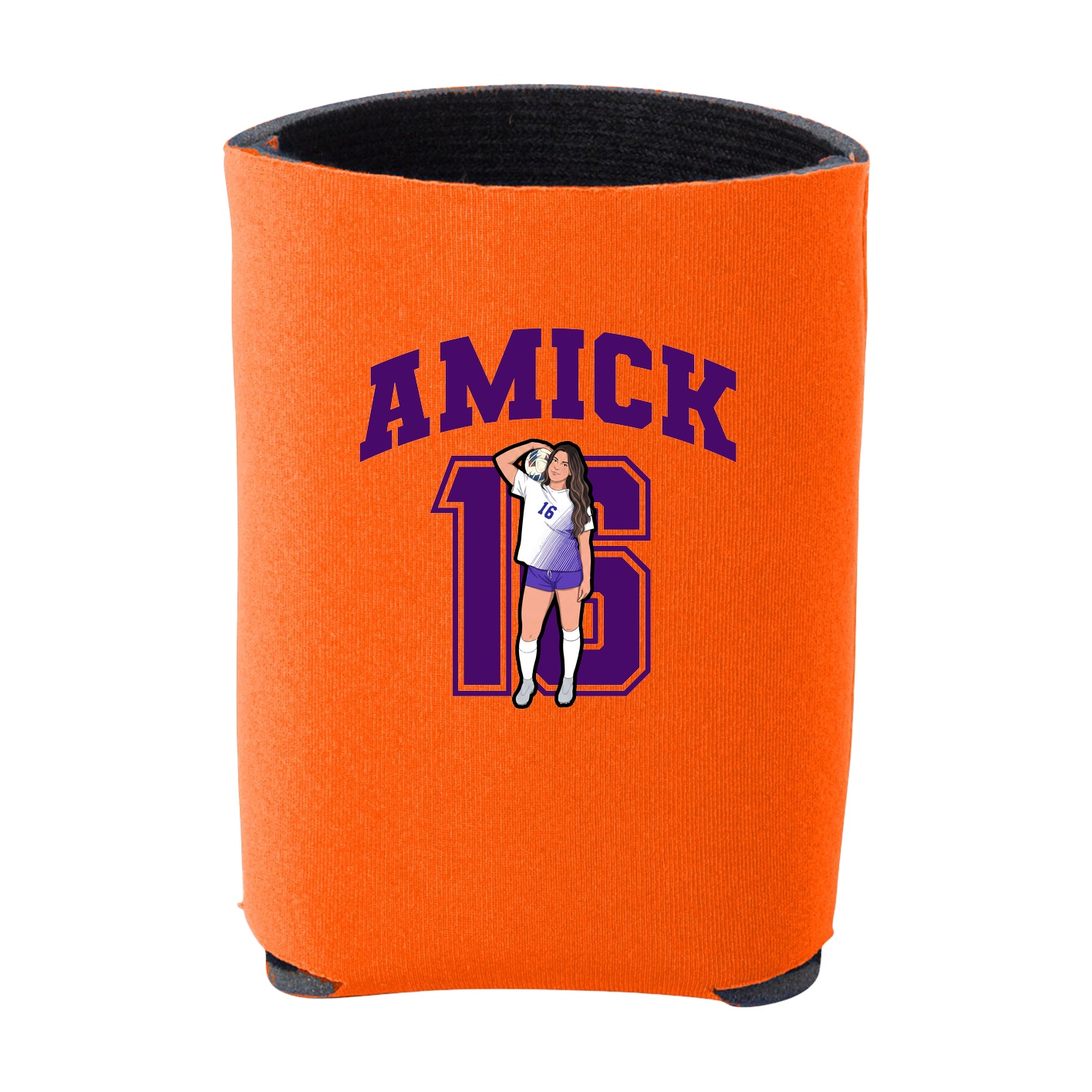 Can Holder — Number in Orange