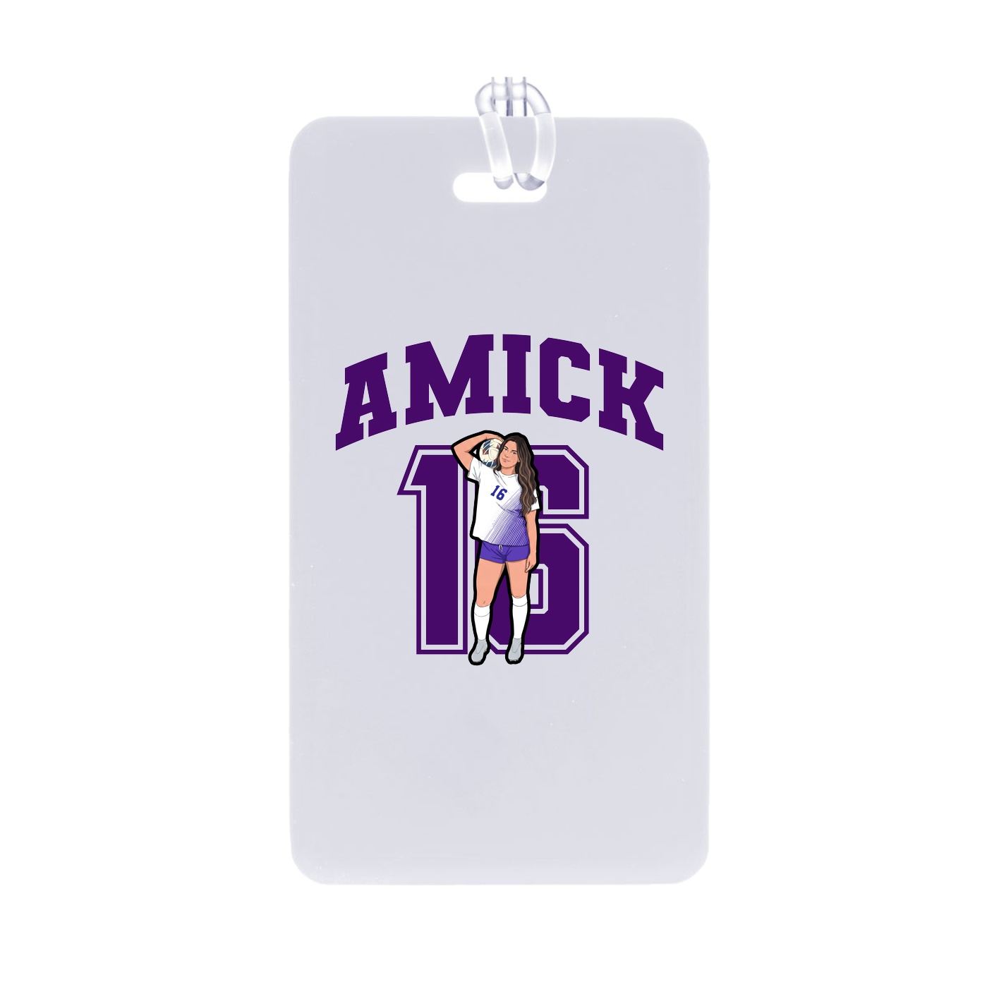 Bag Tag — Number in Classic