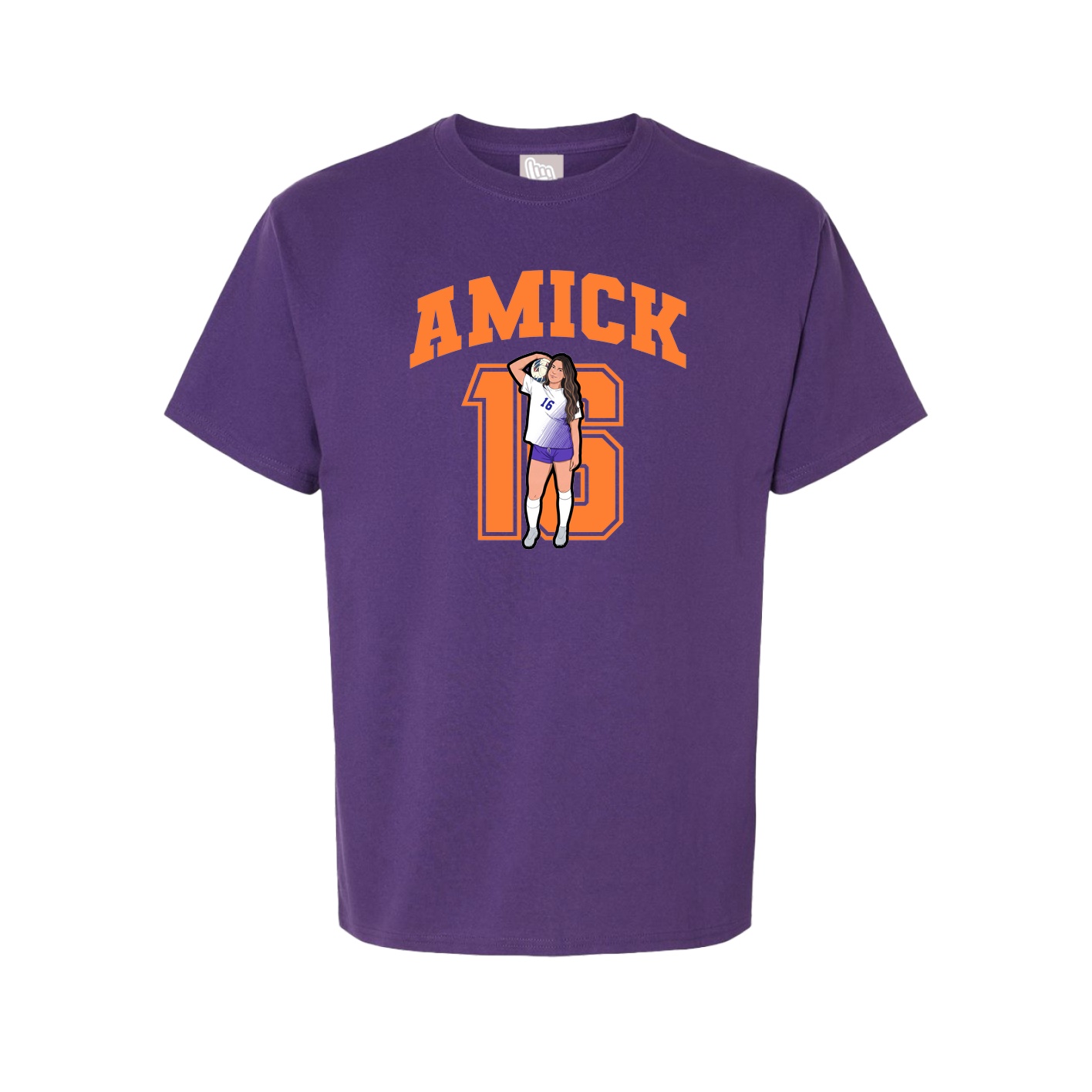 Tee — Number in Purple