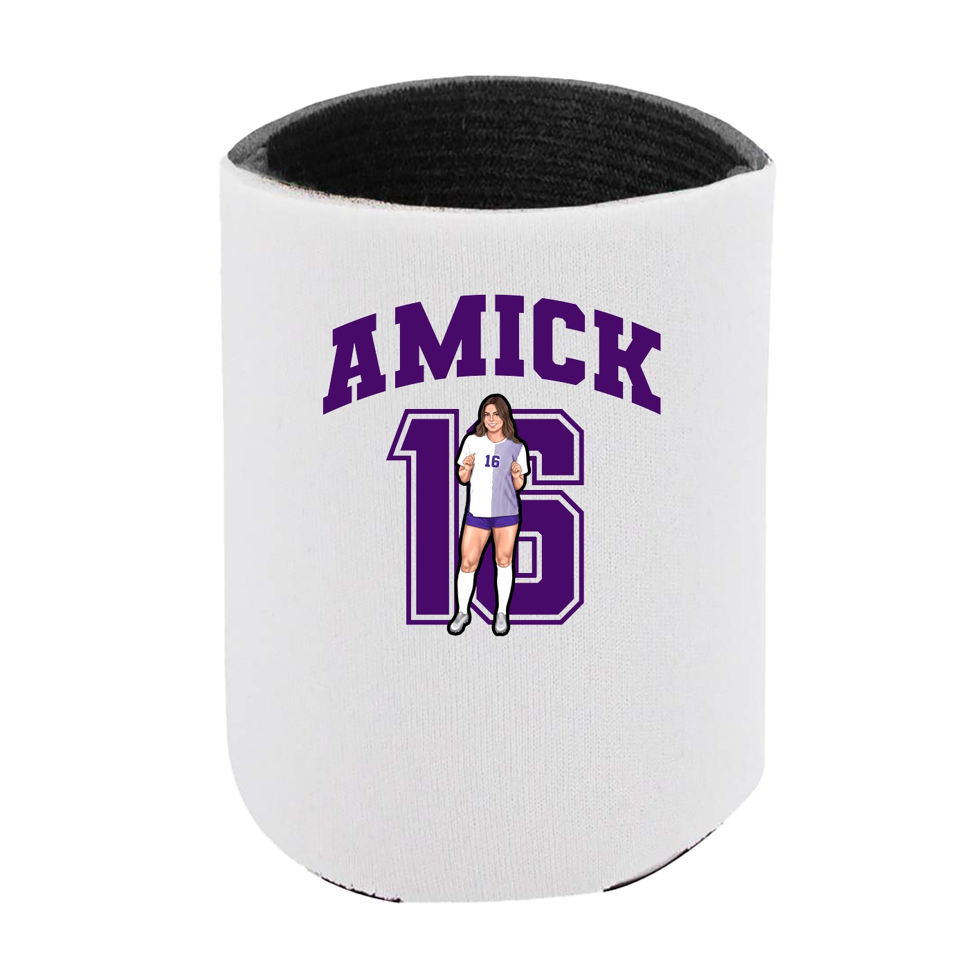 Can Holder — Number in White