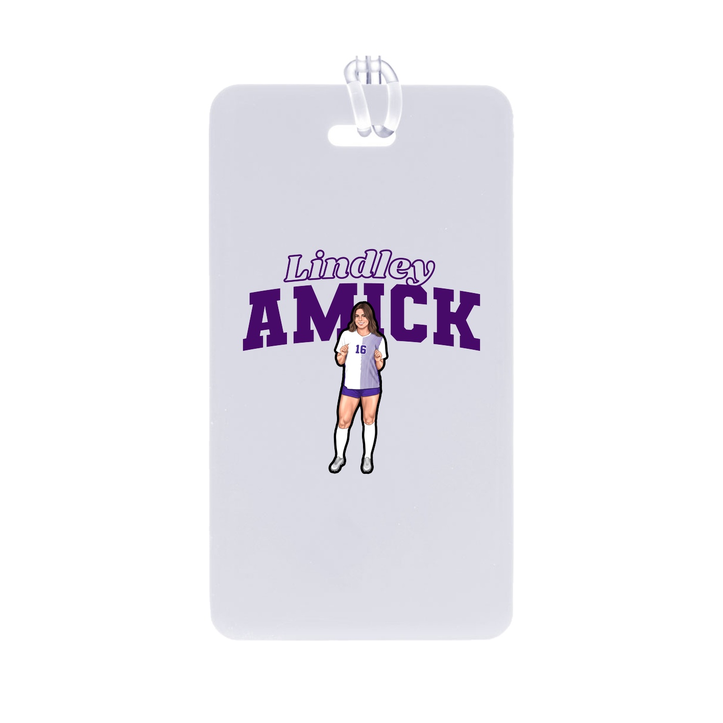 Bag Tag — Name Arch in Classic