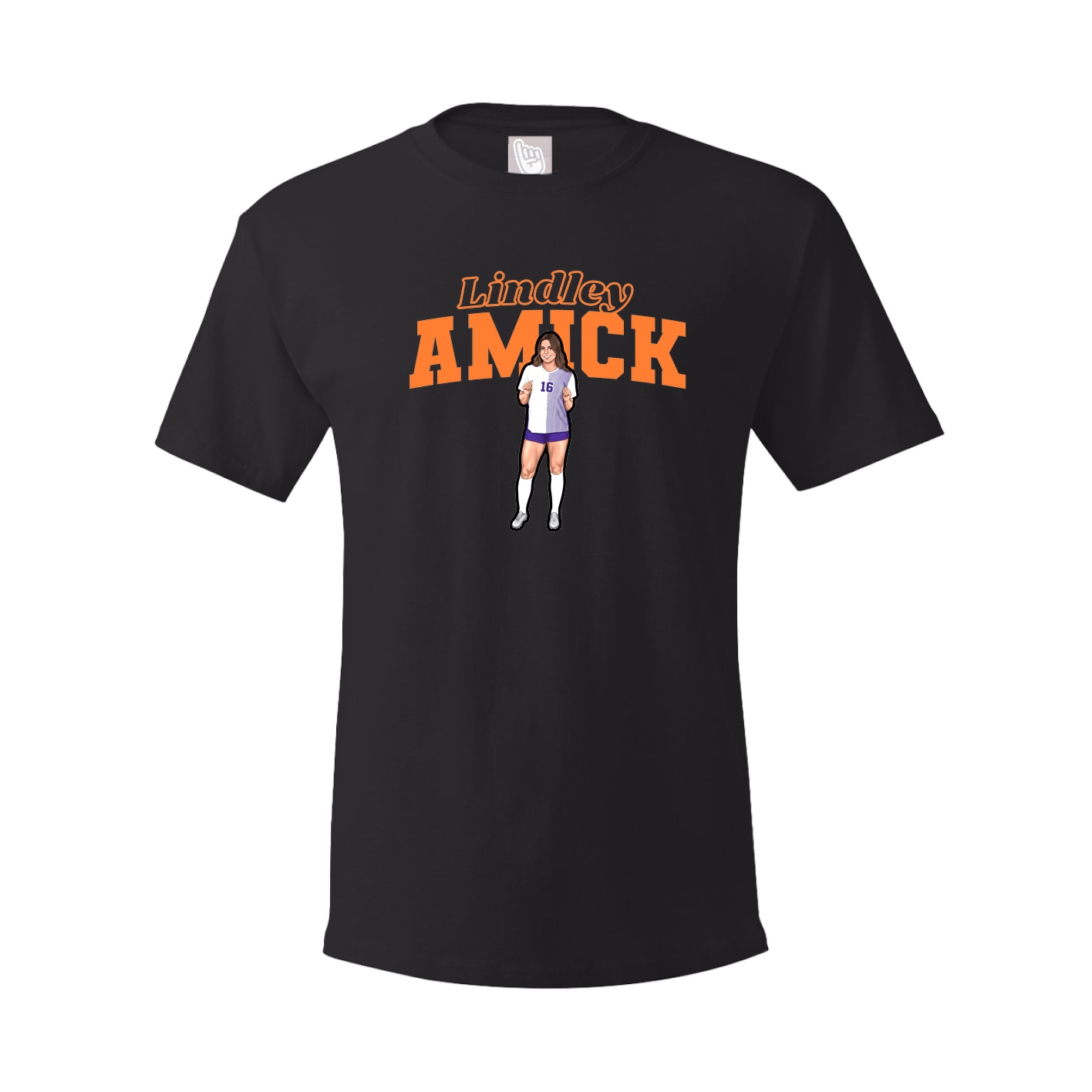 Youth Tee — Name Arch in Black