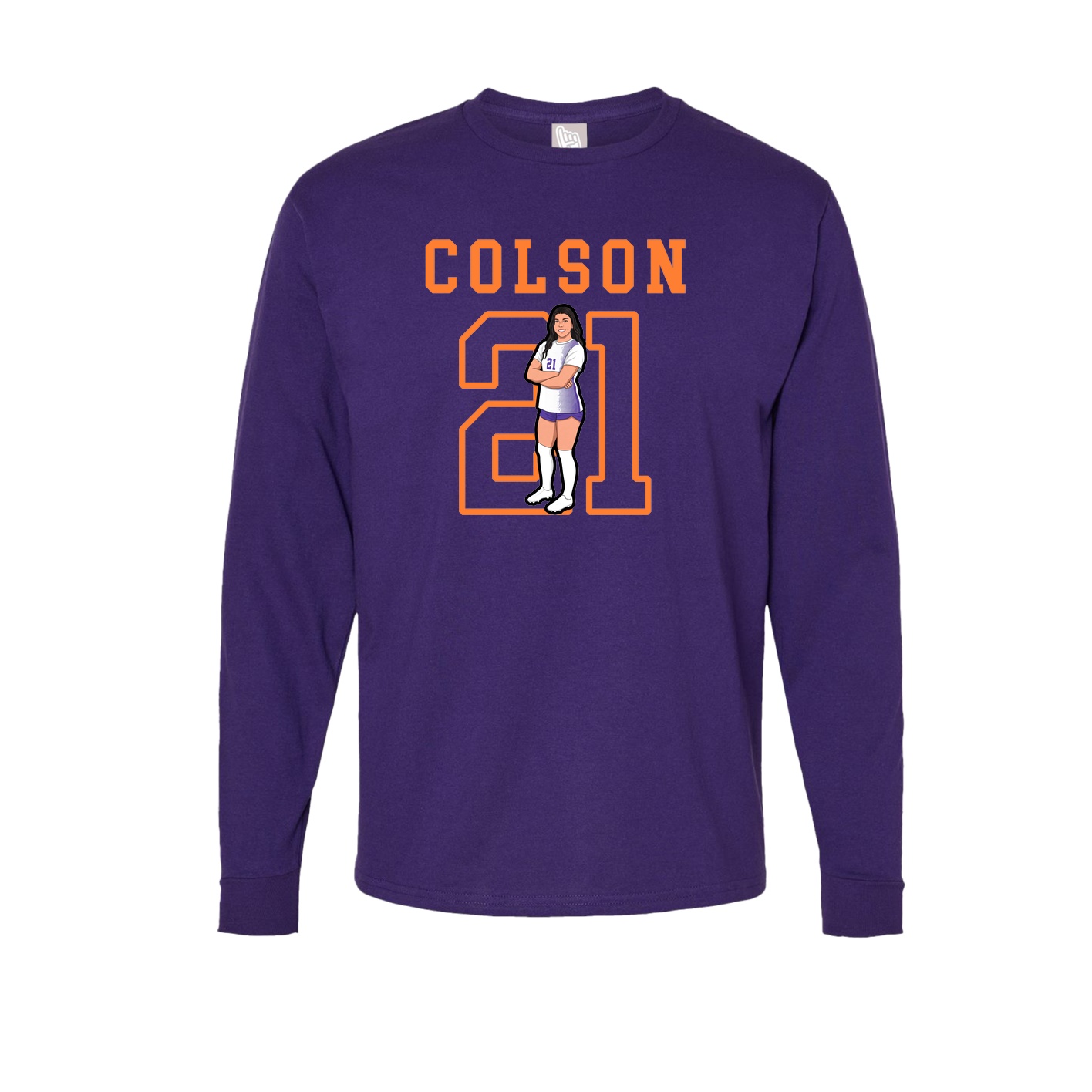 Long Sleeve Tee — Shirsey in Purple