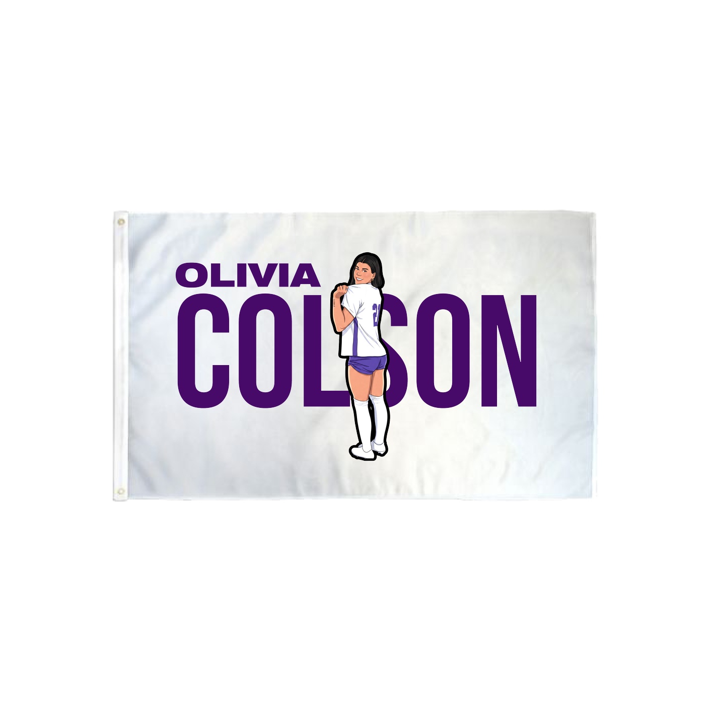 3x5 Flag — Player Name in Classic