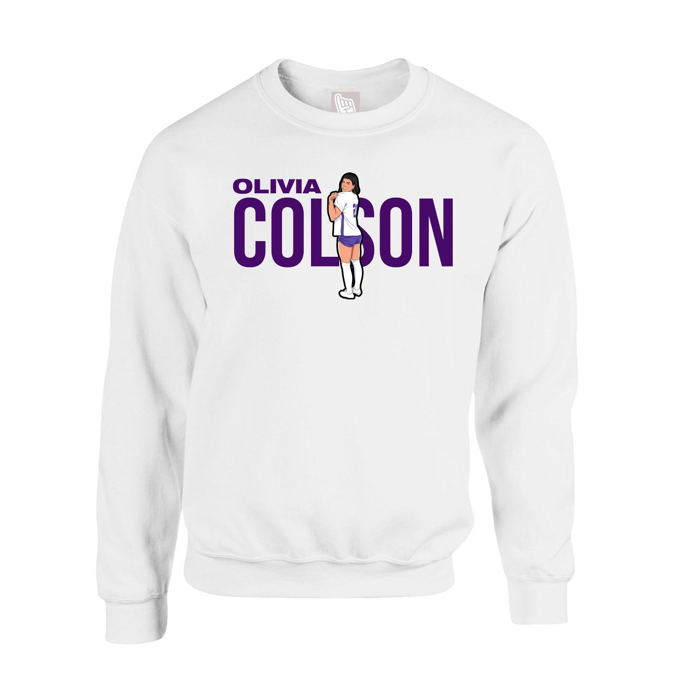 Fleece Crew — Player Name in White