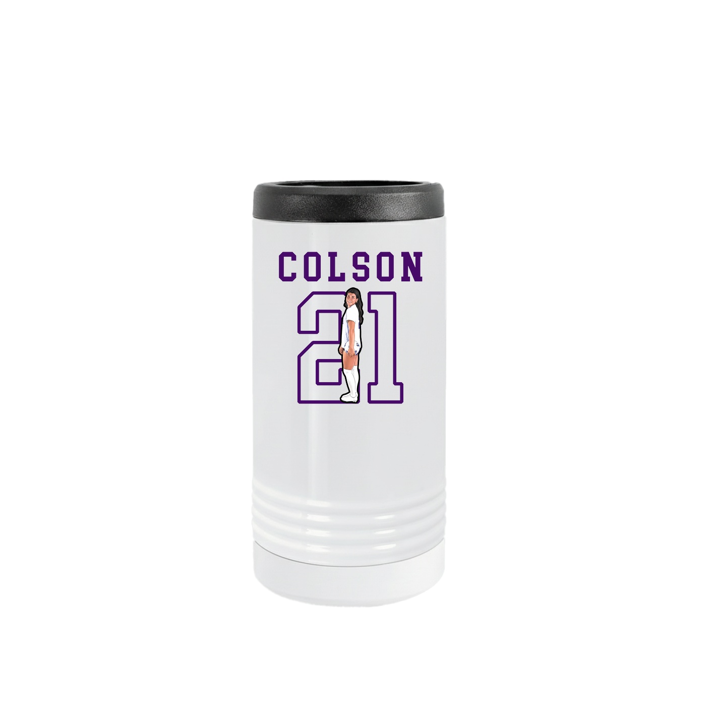 Slim Beverage Holder — Shirsey in White