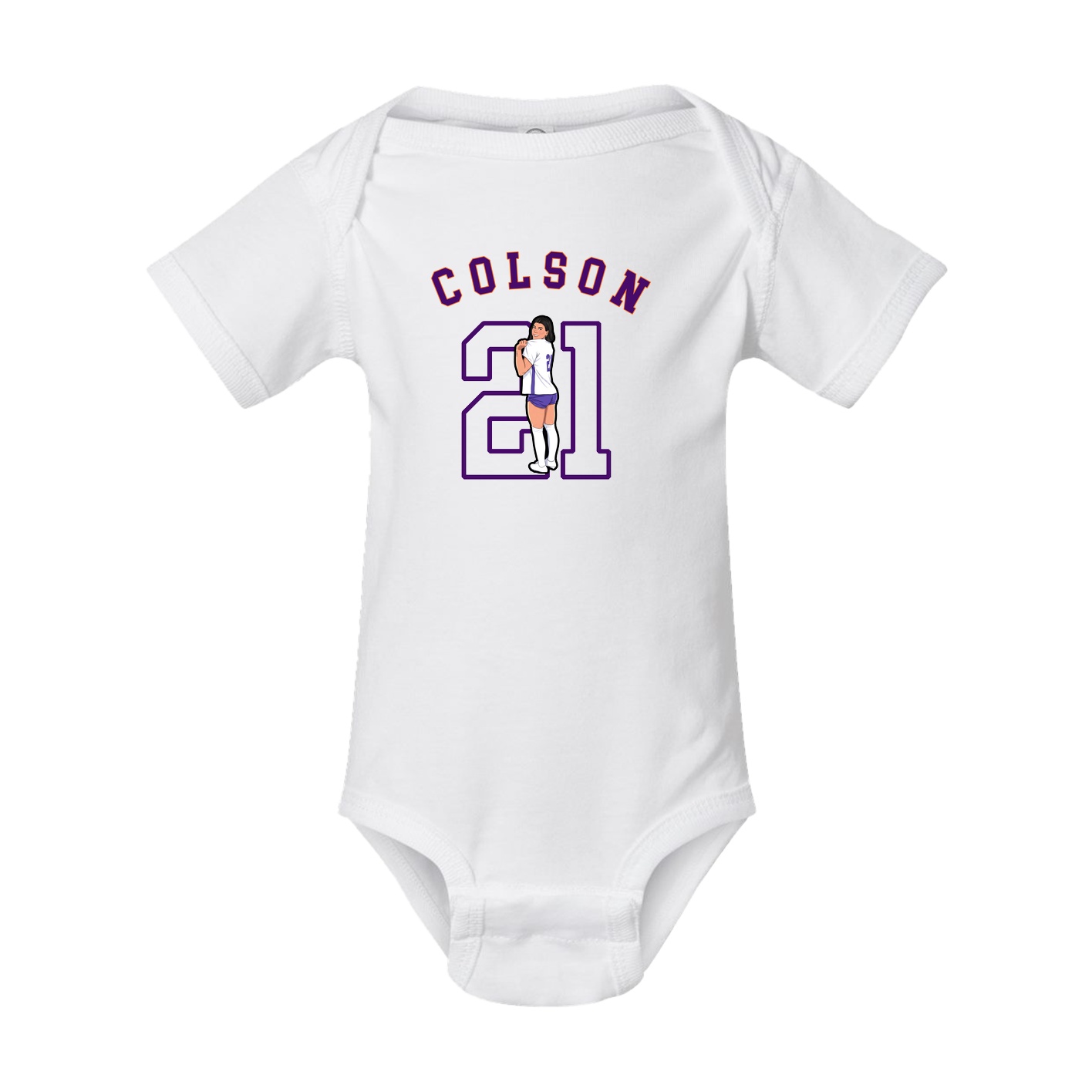 Baby Onesie — Shirsey Arch in White