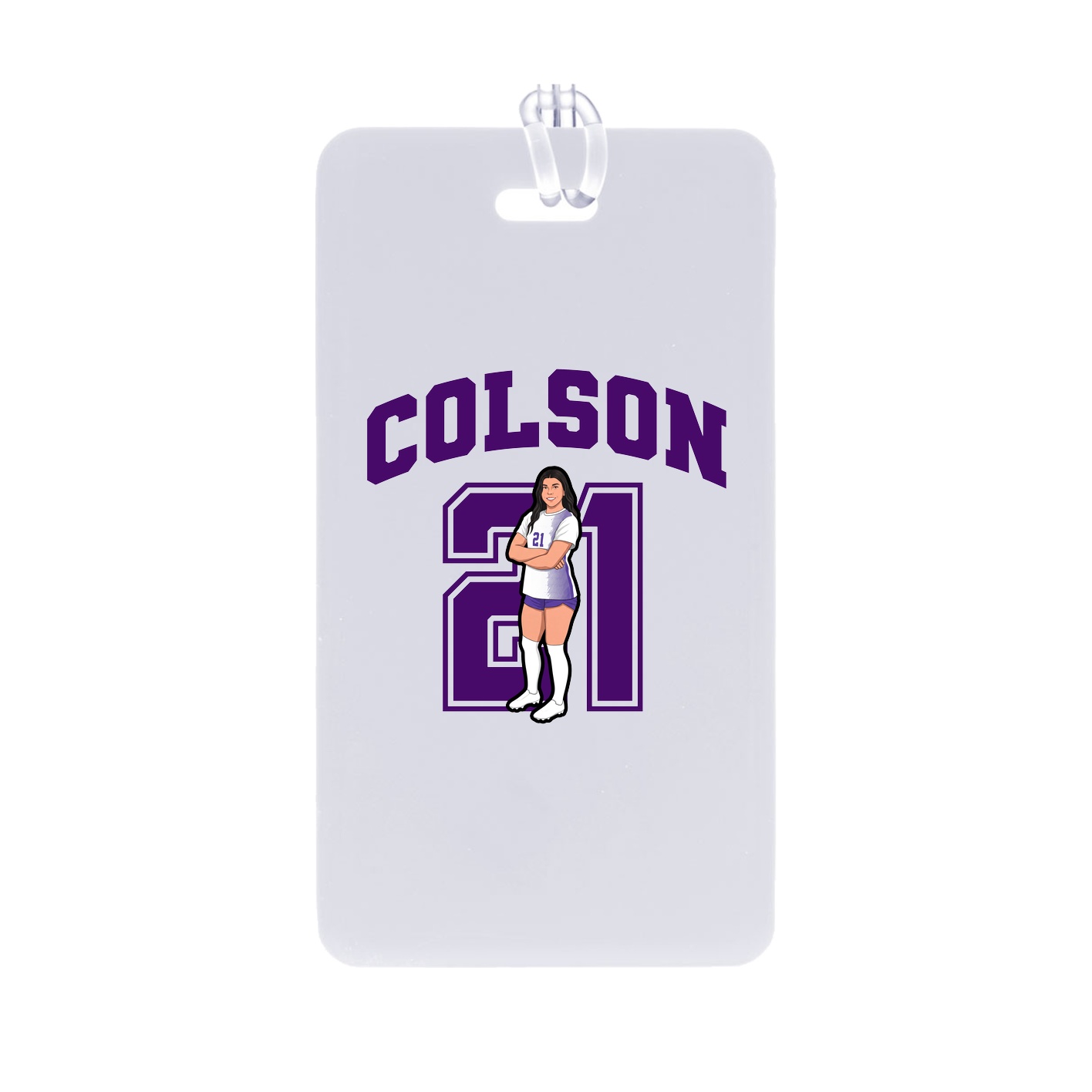 Bag Tag — Number in Classic