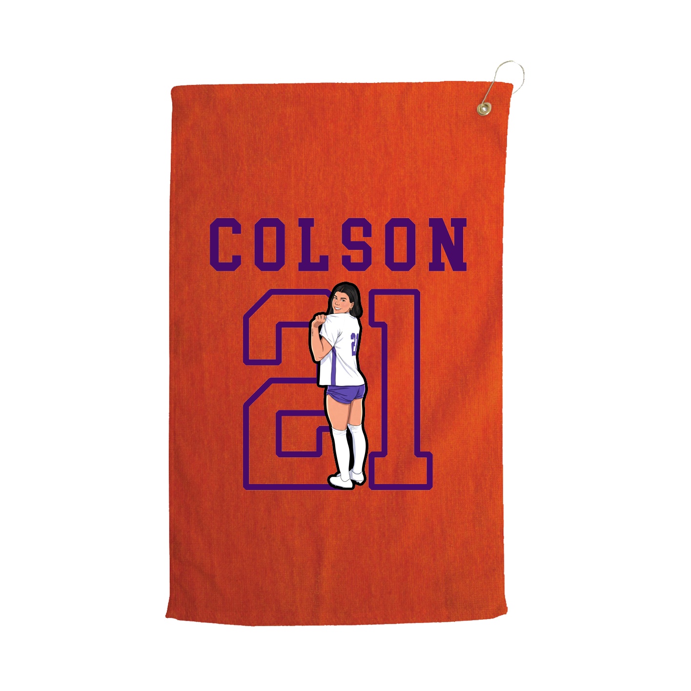 Golf Towel — Shirsey in Orange