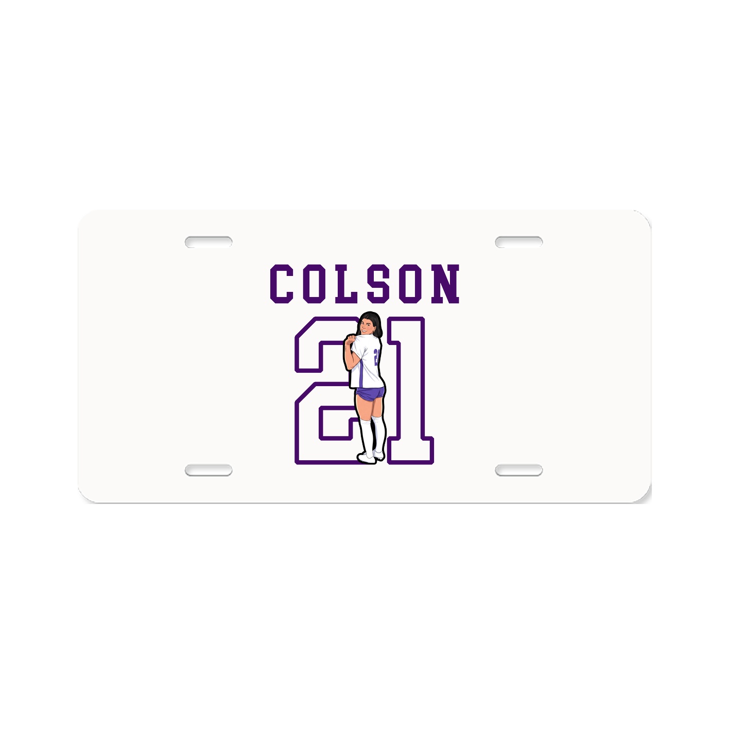 License Plate — Shirsey in Classic