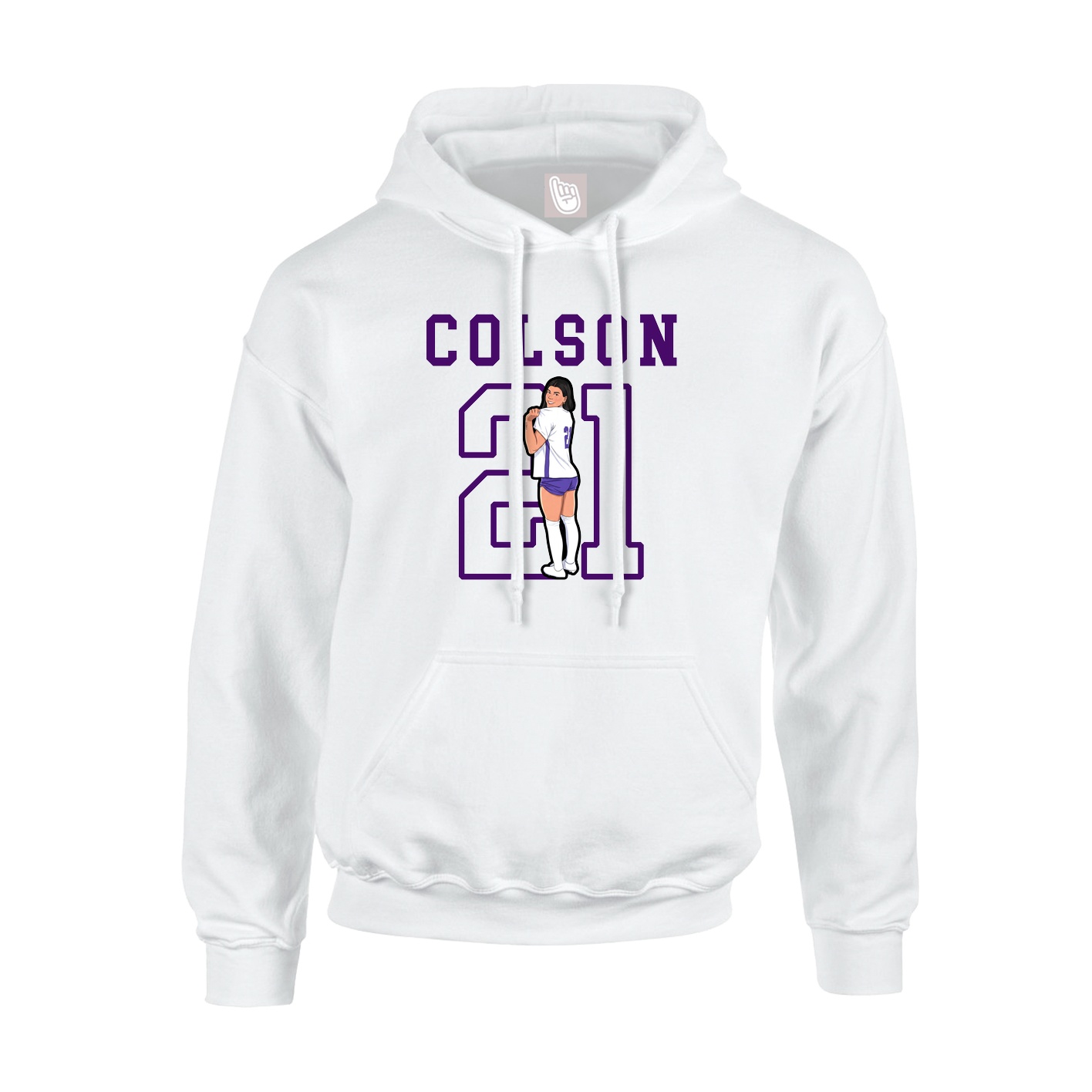 Youth Hoodie — Shirsey in White