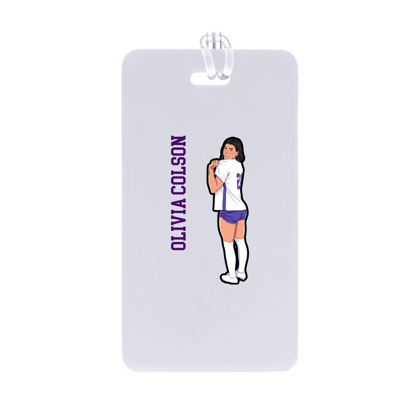 Bag Tag — Name Vertical in Classic