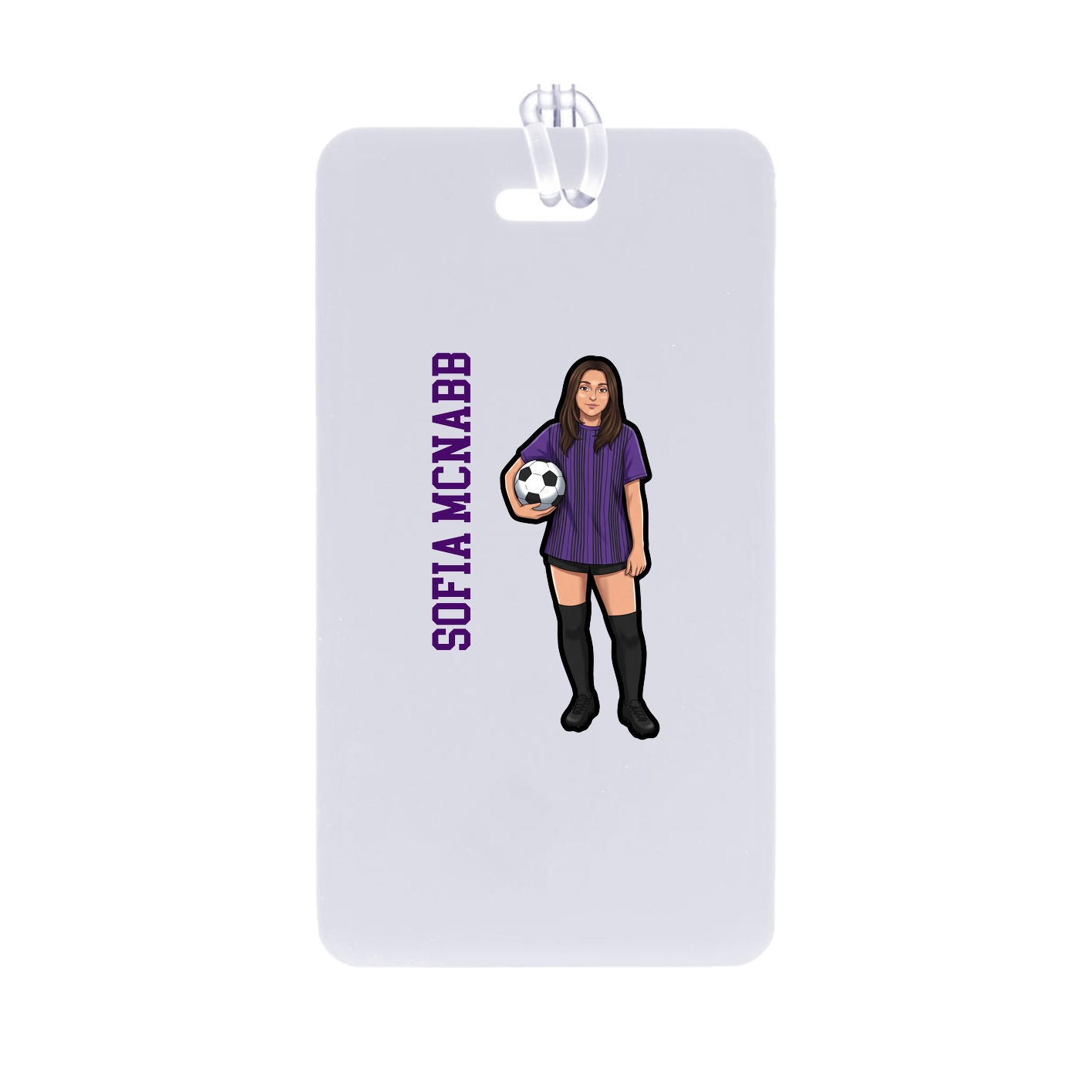 Bag Tag — Name Vertical in Classic